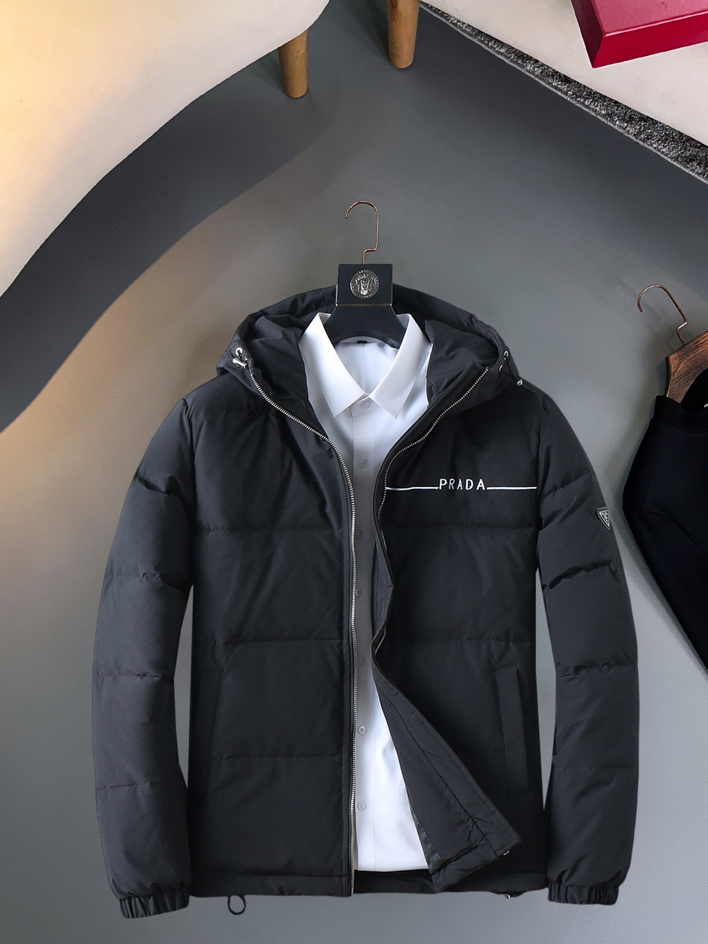 Cheap Prada Down Coats in 229624, $215 USD- [IB229624] - Replica Prada Down Coats