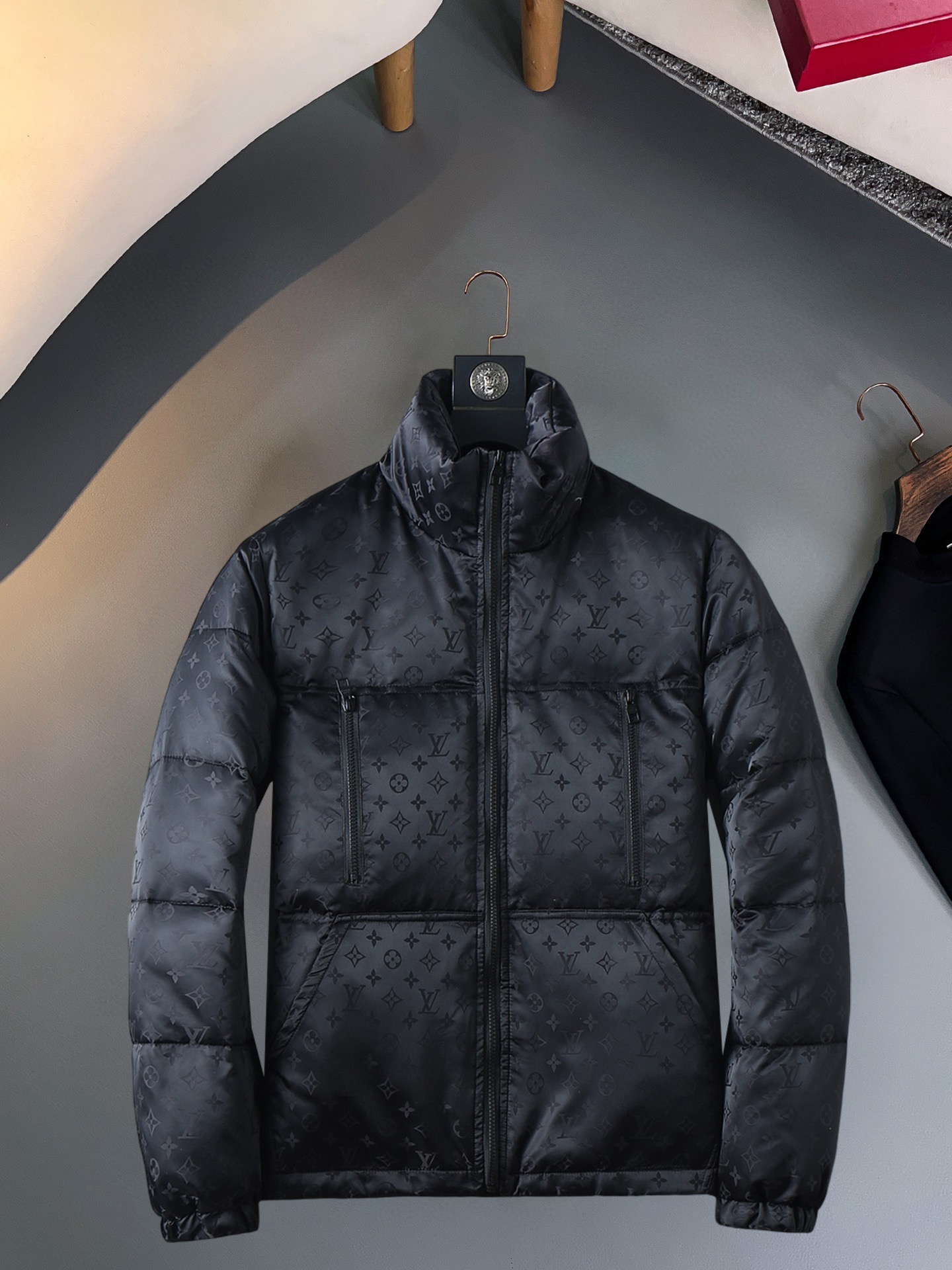 Cheap Louis Vuitton Thick Jackets For Men in 229628, $165 USD- [IB229628] - Replica Louis Vuitton Thick Jackets For Men