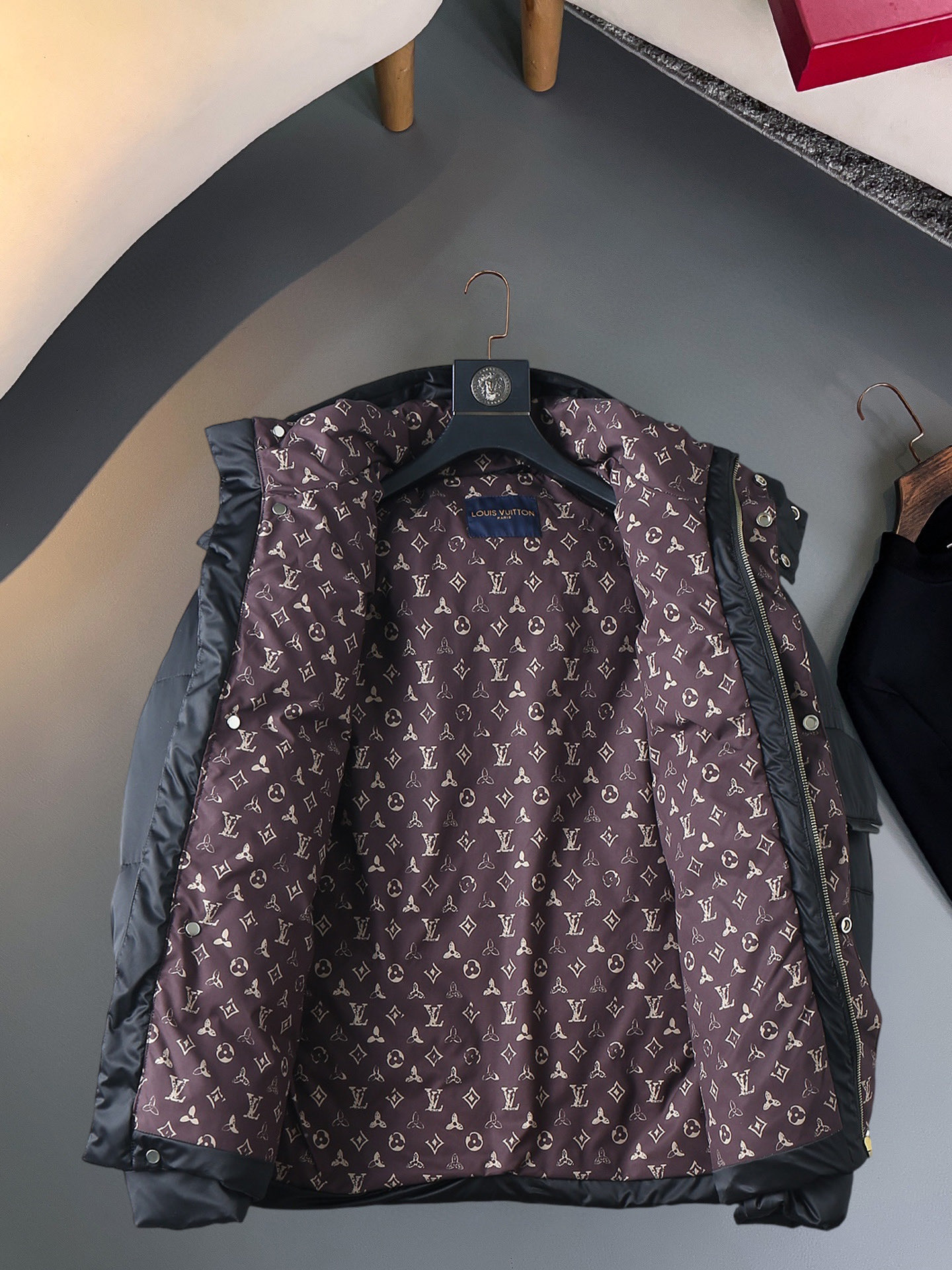 Cheap Louis Vuitton Thick Jackets For Men in 229630, $215 USD- [IB229630] - Replica Louis Vuitton Thick Jackets For Men