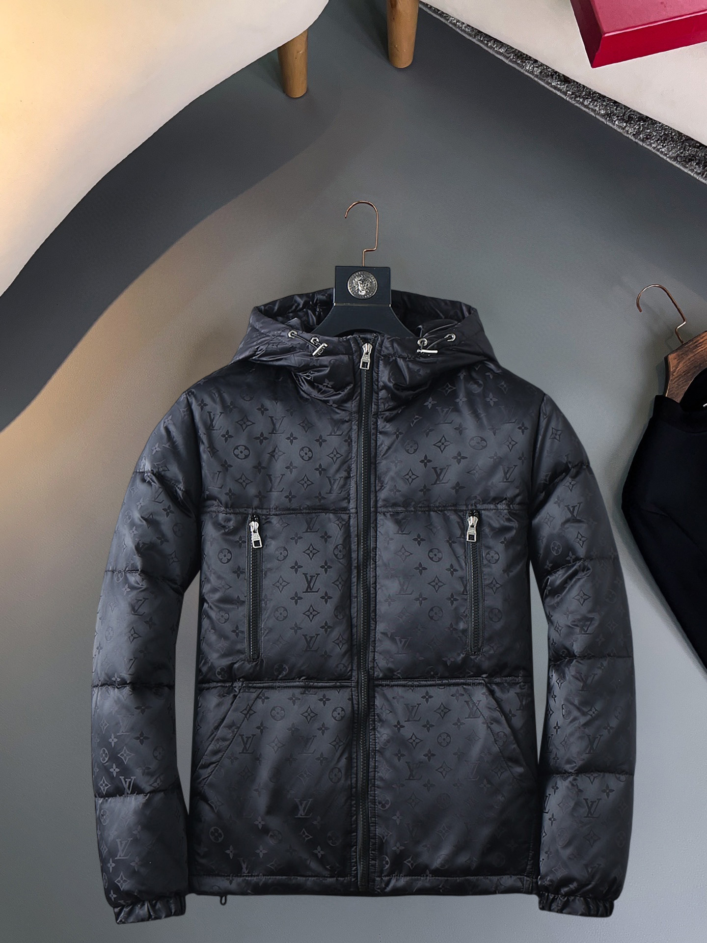 Cheap Louis Vuitton Thick Jackets For Men in 229631, $215 USD- [IB229631] - Replica Louis Vuitton Thick Jackets For Men