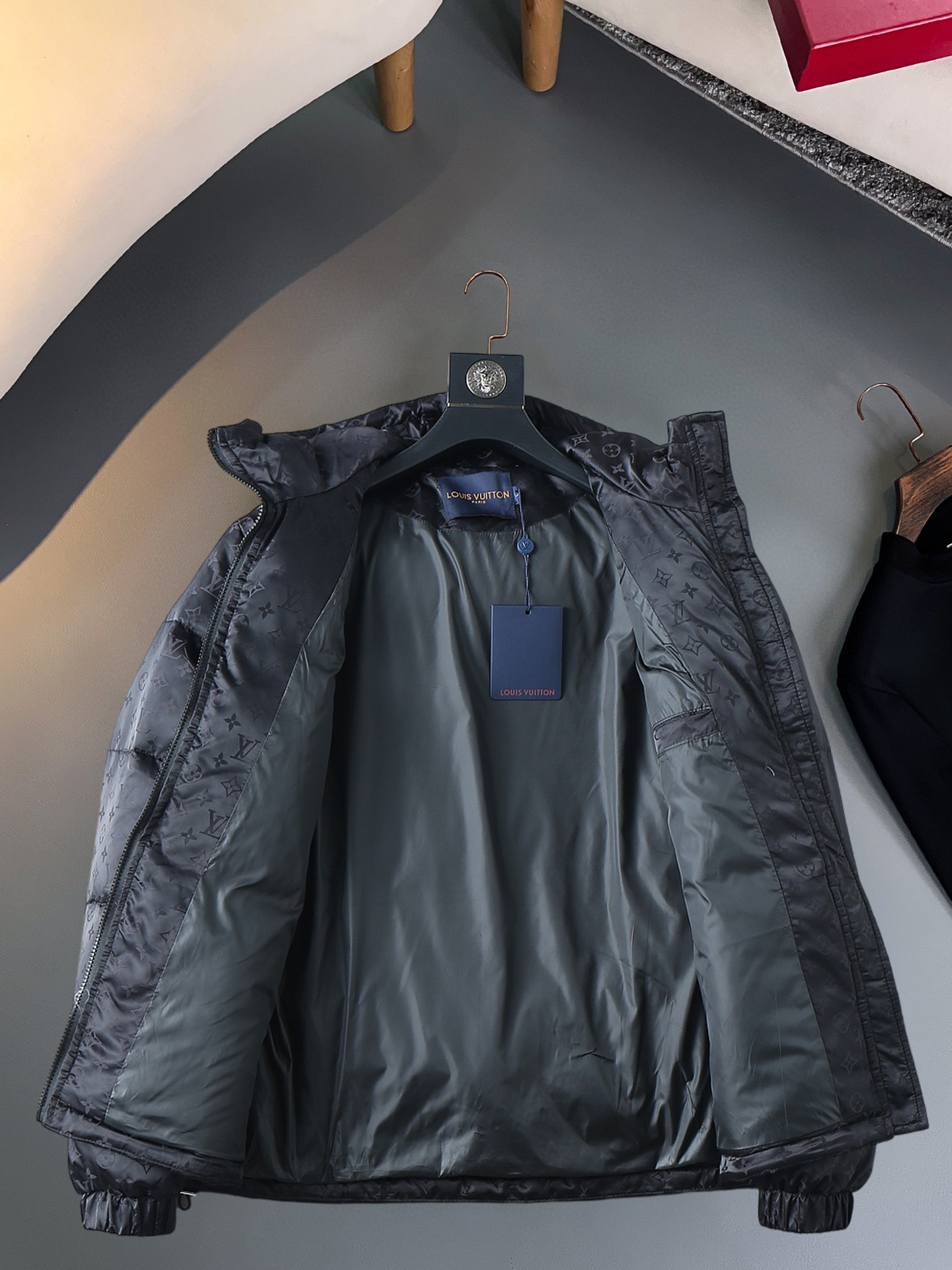 Cheap Louis Vuitton Thick Jackets For Men in 229631, $215 USD- [IB229631] - Replica Louis Vuitton Thick Jackets For Men
