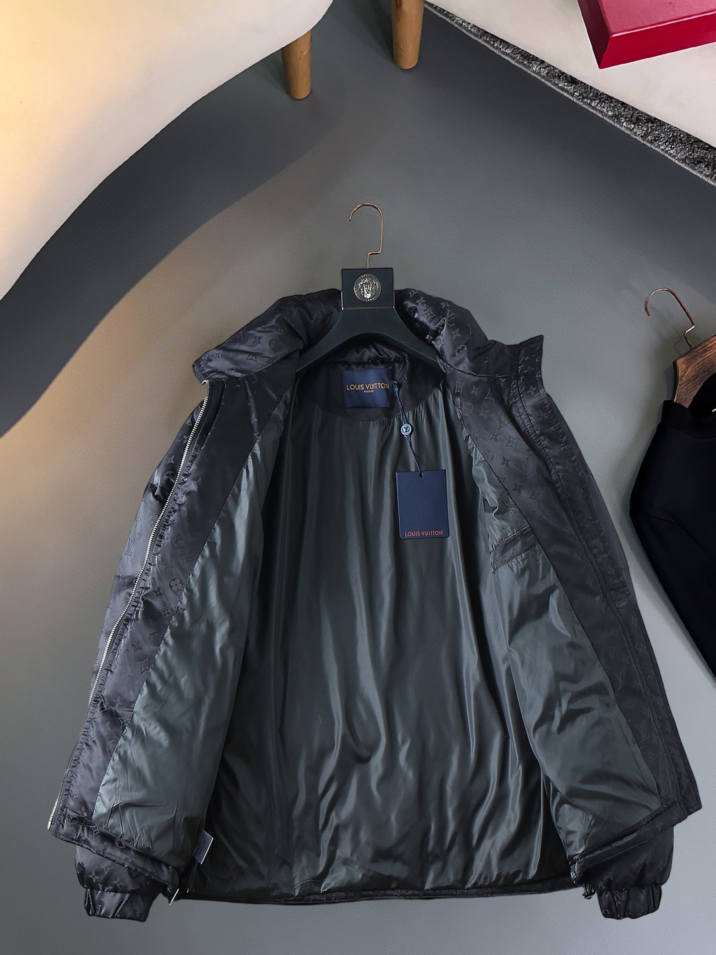 Cheap Louis Vuitton Thick Jackets For Men in 229635, $215 USD- [IB229635] - Replica Louis Vuitton Thick Jackets For Men