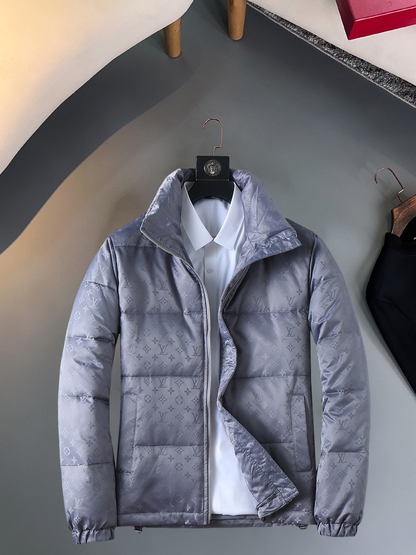 Cheap Louis Vuitton Thick Jackets For Men in 229636, $215 USD- [IB229636] - Replica Louis Vuitton Thick Jackets For Men