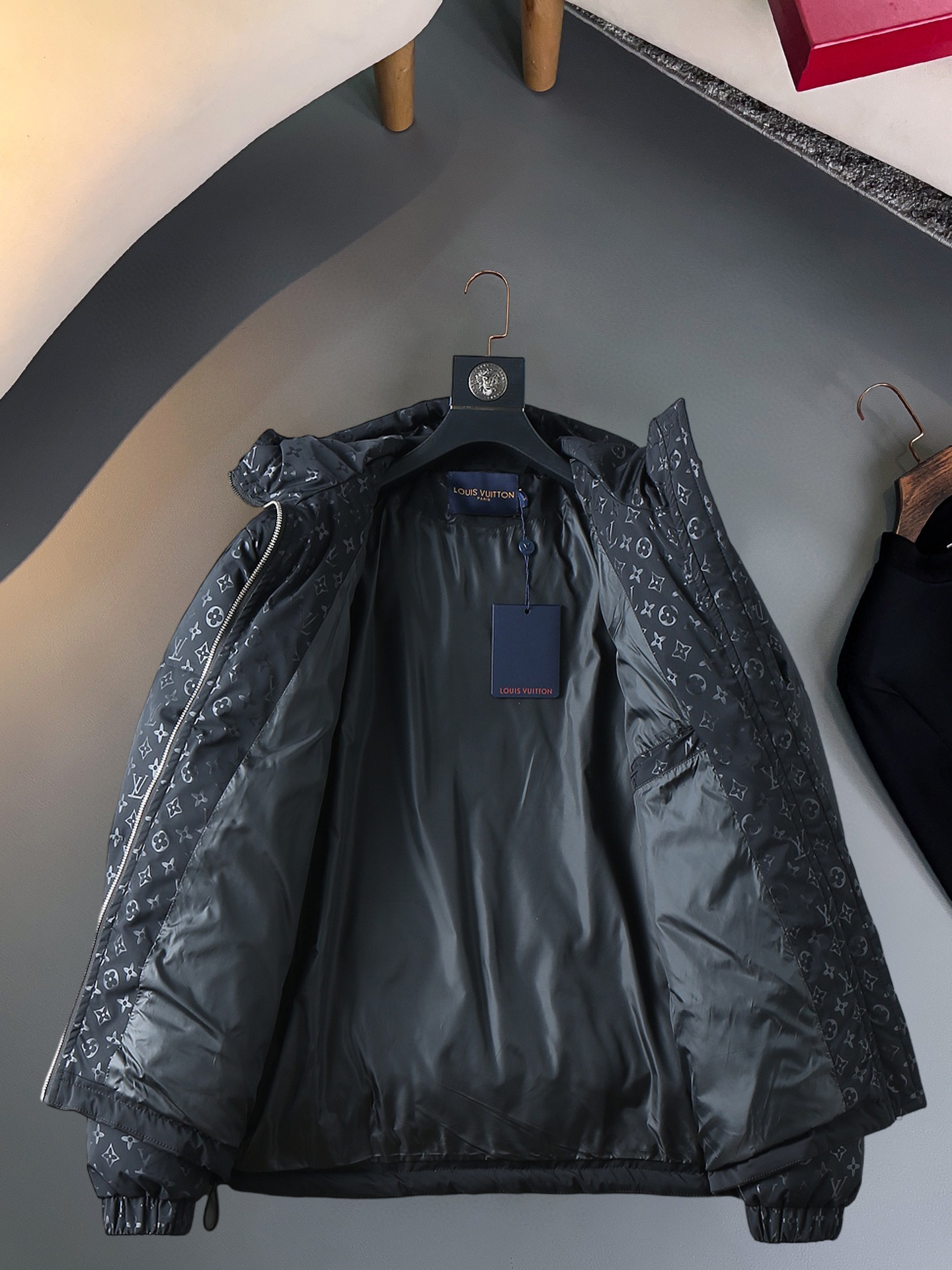 Cheap Louis Vuitton Thick Jackets For Men in 229638, $215 USD- [IB229638] - Replica Louis Vuitton Thick Jackets For Men