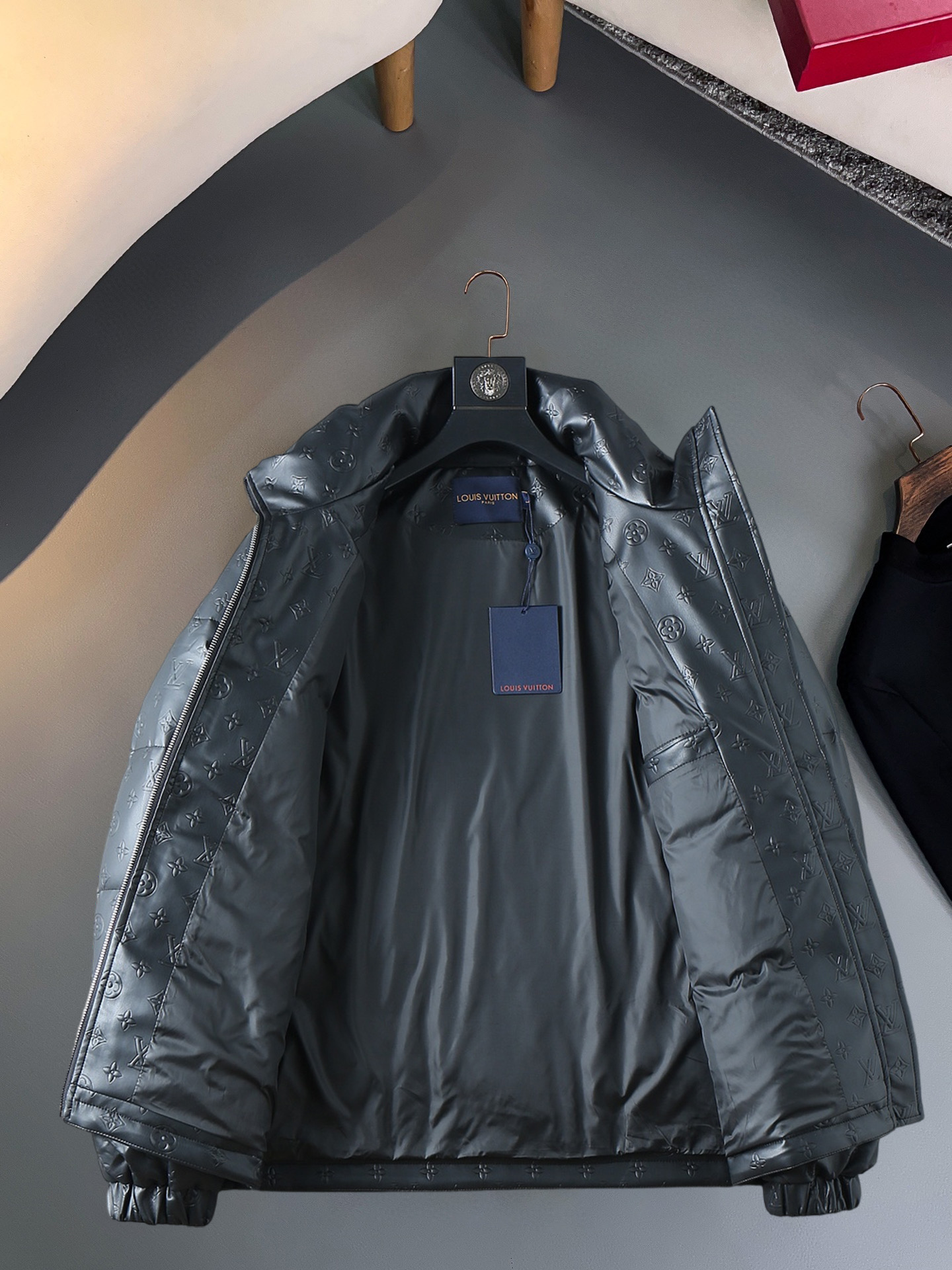 Cheap Louis Vuitton Thick Jackets For Men in 229641, $215 USD- [IB229641] - Replica Louis Vuitton Thick Jackets For Men