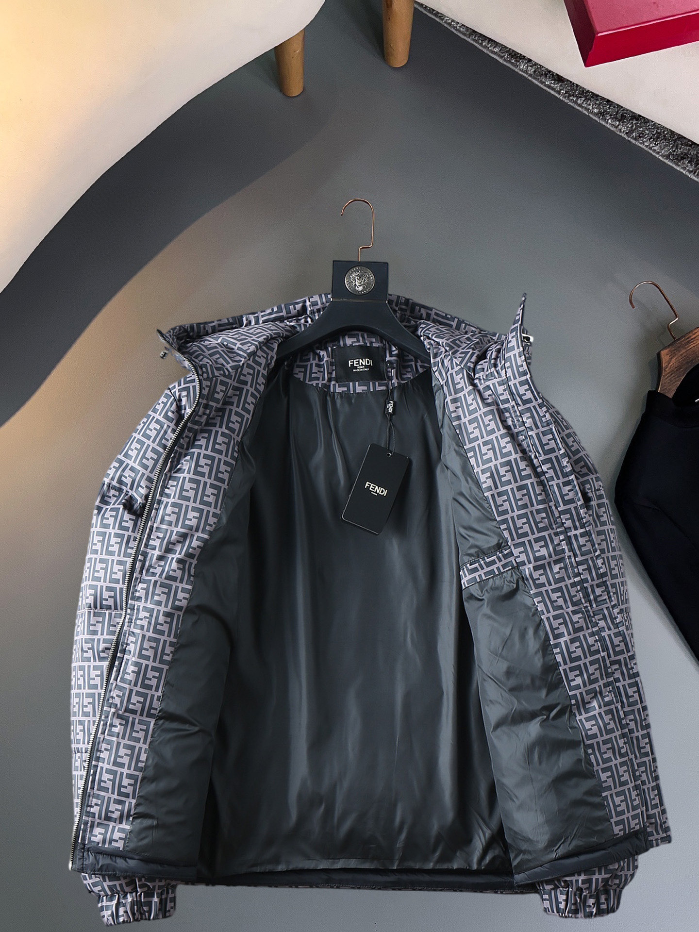 Cheap Fendi Down Coats For Men in 229642, $215 USD- [IB229642] - Replica Fendi Down Coats For Men