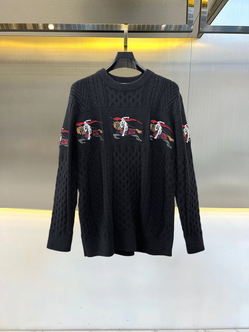 Cheap Burberry Sweaters for Men in 229649, $75 USD- [IB229649] - Replica Burberry Sweaters for Men