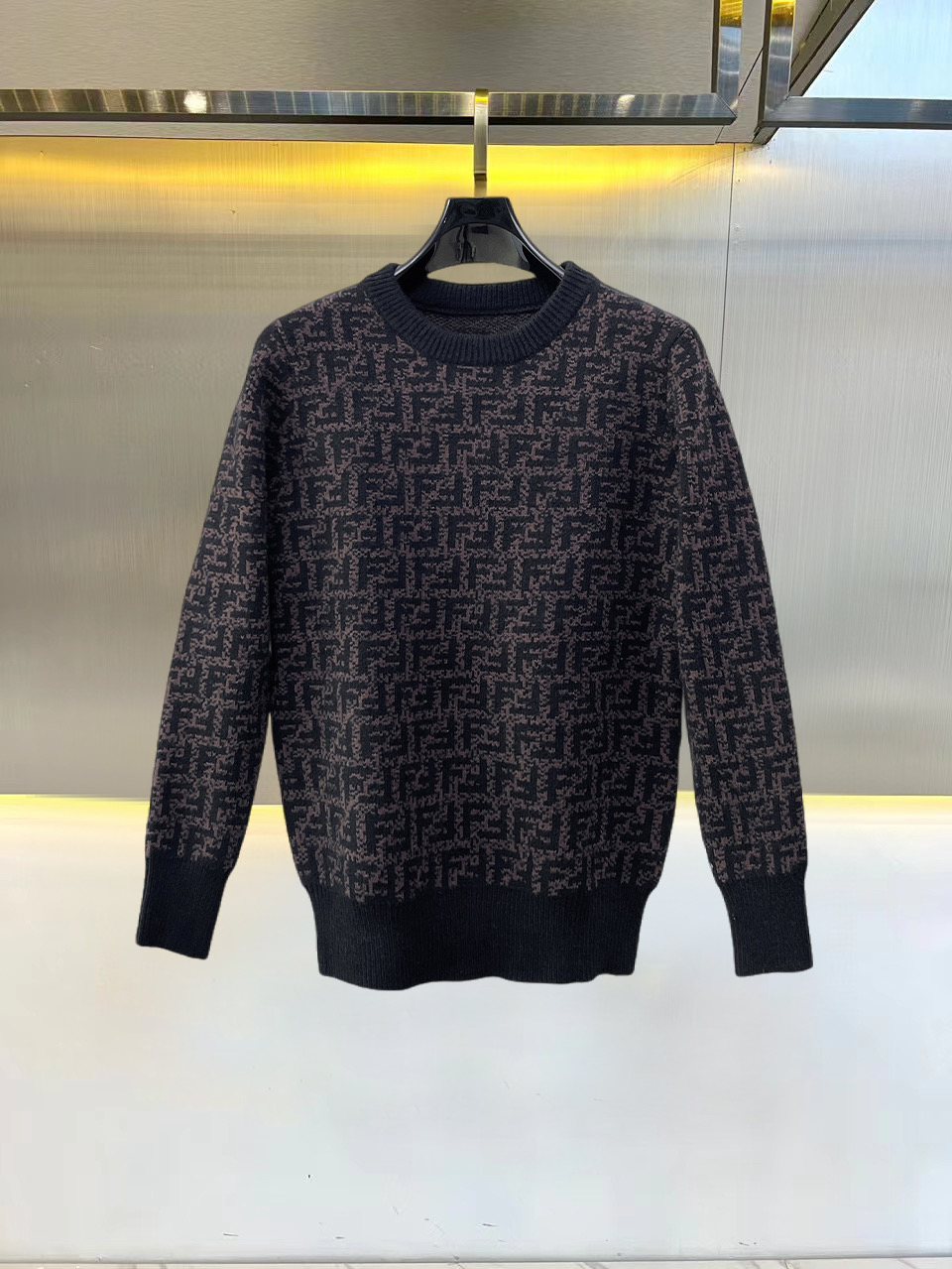 Cheap Fendi Sweaters for Men in 229653, $75 USD- [IB229653] - Replica Fendi Sweaters for Men