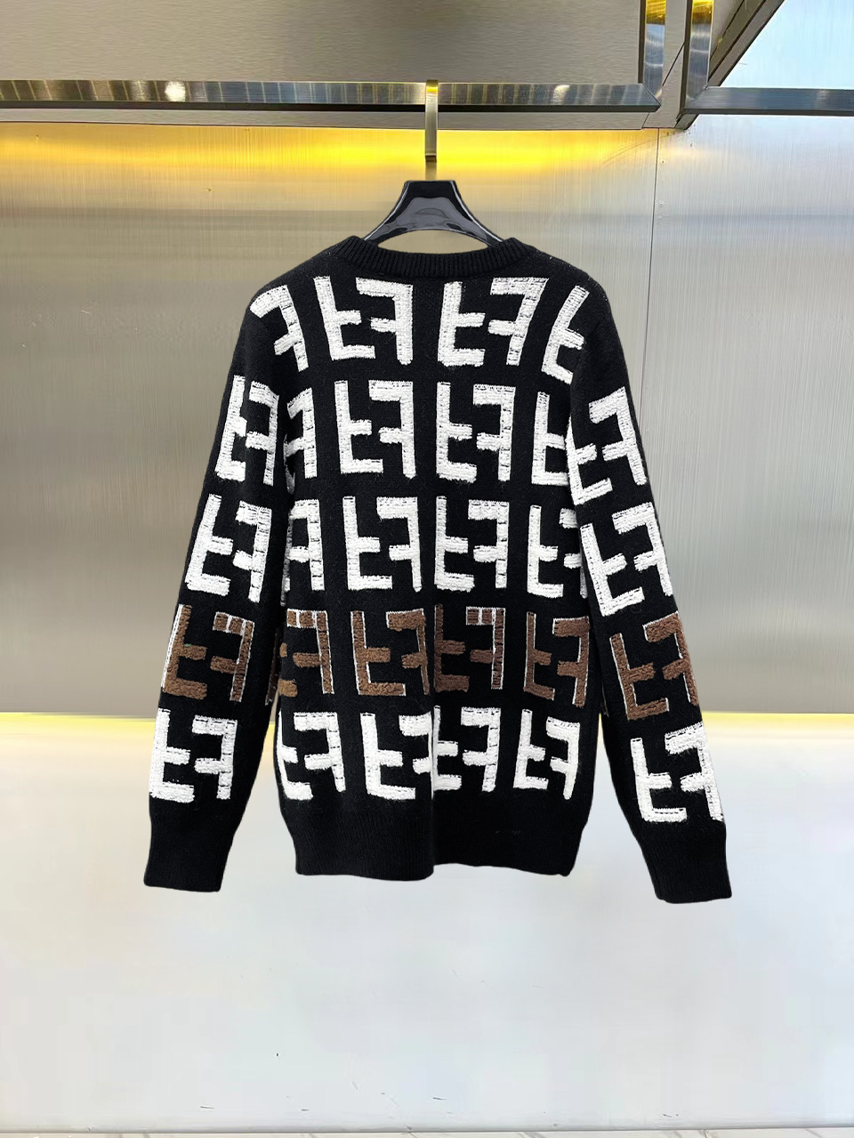 Cheap Fendi Sweaters for Men in 229655, $75 USD- [IB229655] - Replica Fendi Sweaters for Men