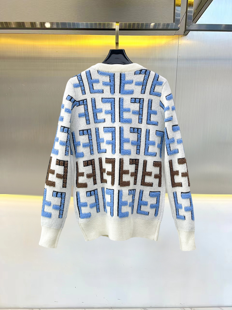 Cheap Fendi Sweaters for Men in 229658, $75 USD- [IB229658] - Replica Fendi Sweaters for Men