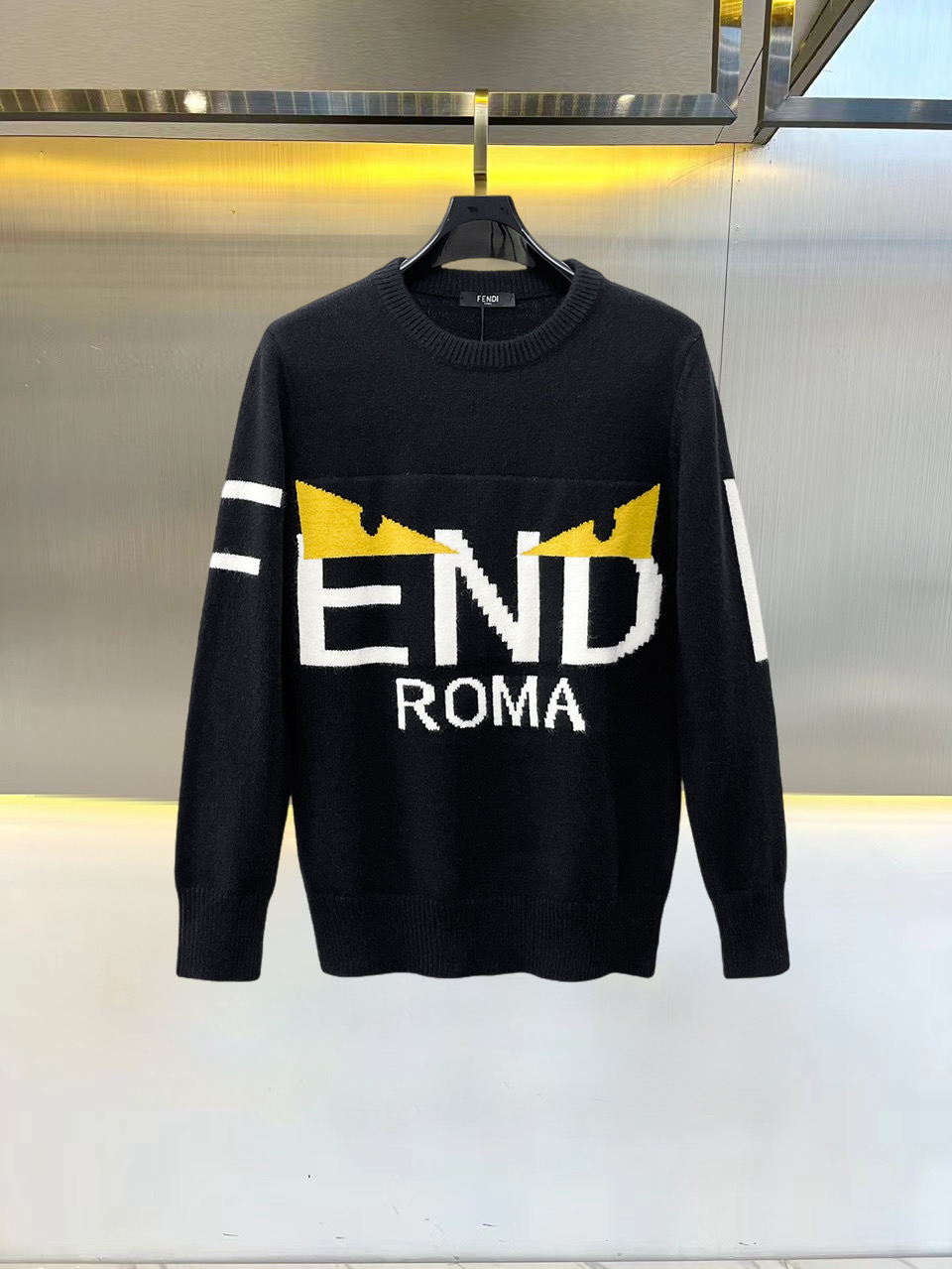 Cheap Fendi Sweaters for Men in 229661, $75 USD- [IB229661] - Replica Fendi Sweaters for Men