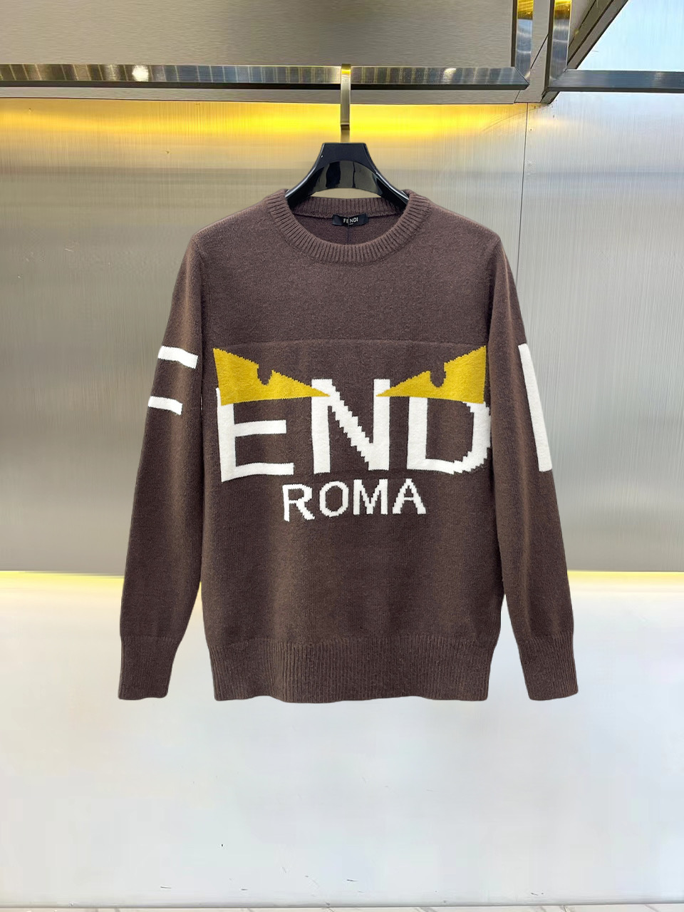 Cheap Fendi Sweaters for Men in 229662, $75 USD- [IB229662] - Replica Fendi Sweaters for Men