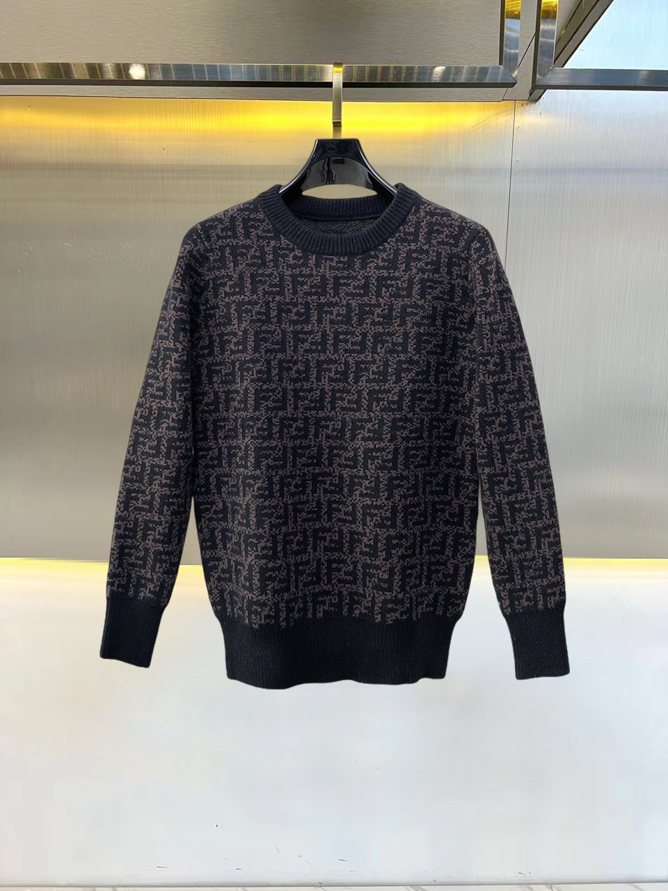 Cheap Fendi Sweaters for Men in 229663, $75 USD- [IB229663] - Replica Fendi Sweaters for Men