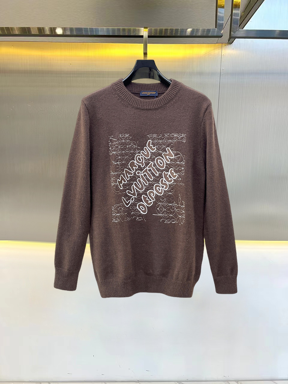 Cheap Louis Vuitton  Sweaters for Men in 229681, $75 USD- [IB229681] - Replica Louis Vuitton  Sweaters for Men