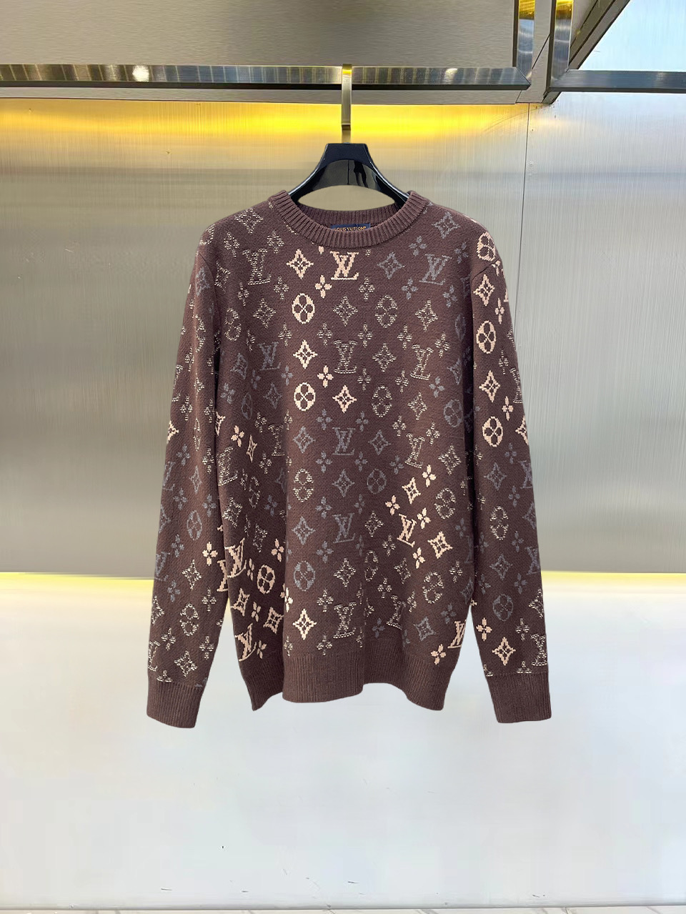 Cheap Louis Vuitton  Sweaters for Men in 229684, $75 USD- [IB229684] - Replica Louis Vuitton  Sweaters for Men