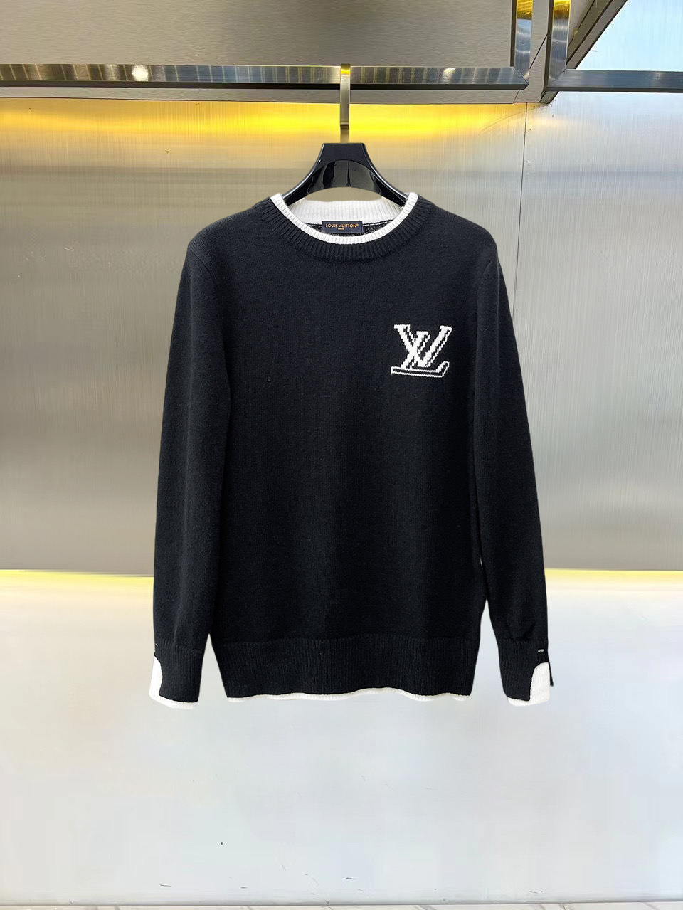 Cheap Louis Vuitton  Sweaters for Men in 229689, $75 USD- [IB229689] - Replica Louis Vuitton  Sweaters for Men