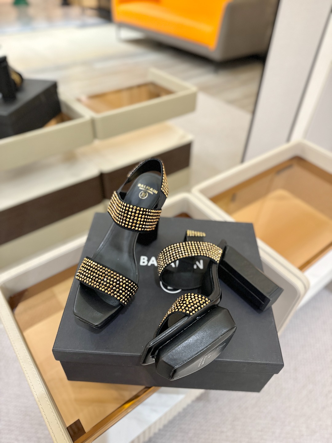 Cheap Balenciaga Sandals For Women in 229696, $134 USD- [IB229696] - Replica Balenciaga Sandals For Women