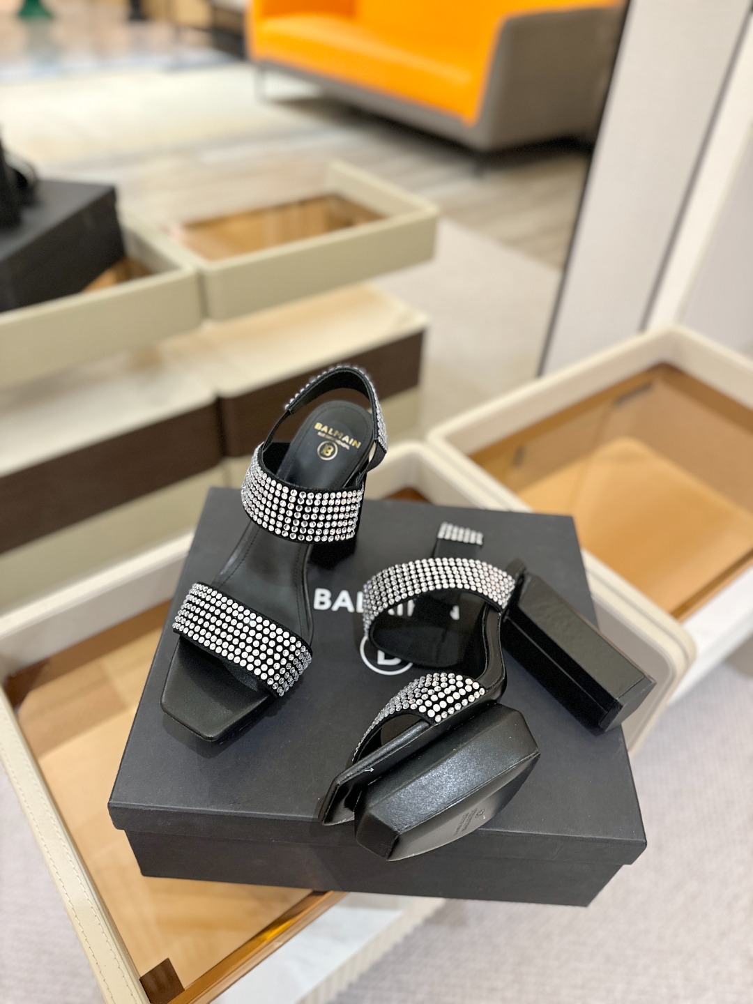 Cheap Balenciaga Sandals For Women in 229697, $134 USD- [IB229697] - Replica Balenciaga Sandals For Women
