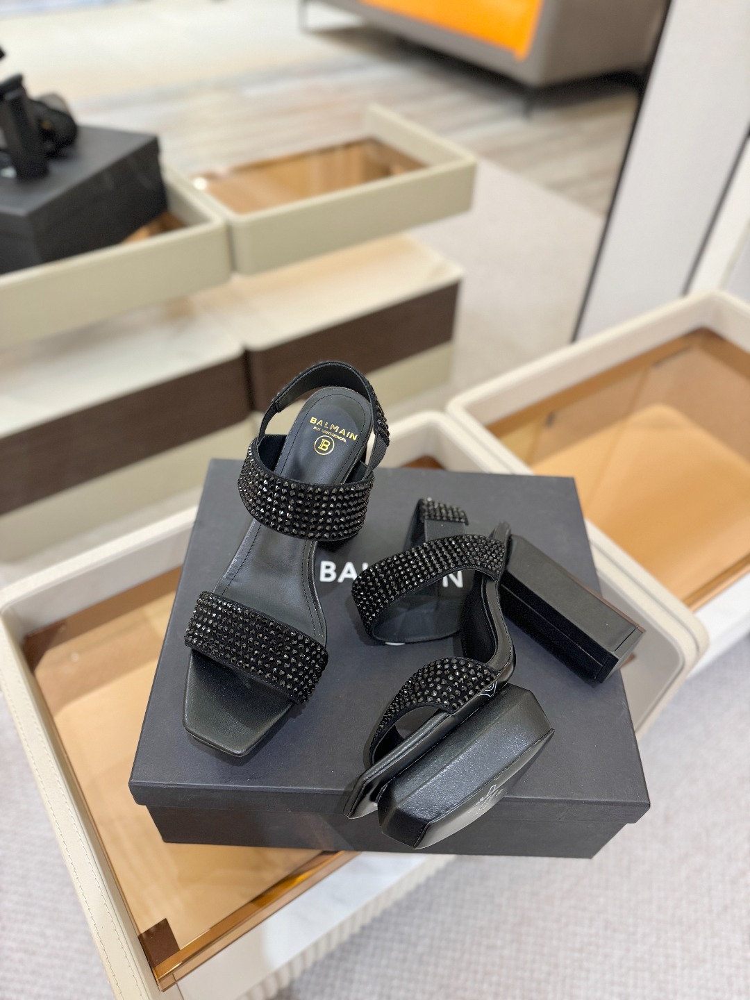 Cheap Balenciaga Sandals For Women in 229698, $134 USD- [IB229698] - Replica Balenciaga Sandals For Women