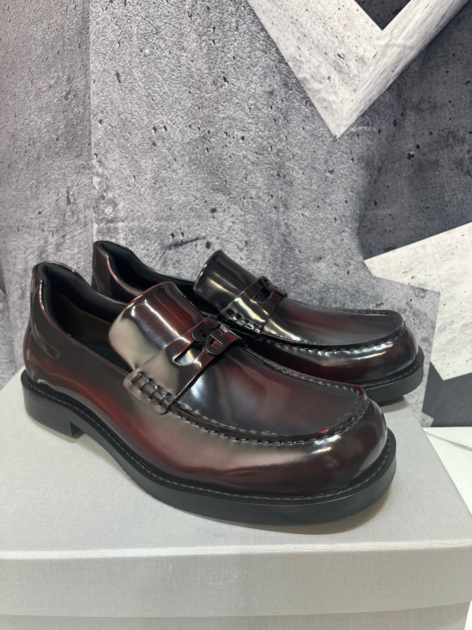 Cheap Balenciaga Leather Shoes in 229767, $165 USD- [IB229767] - Replica Balenciaga Leather Shoes