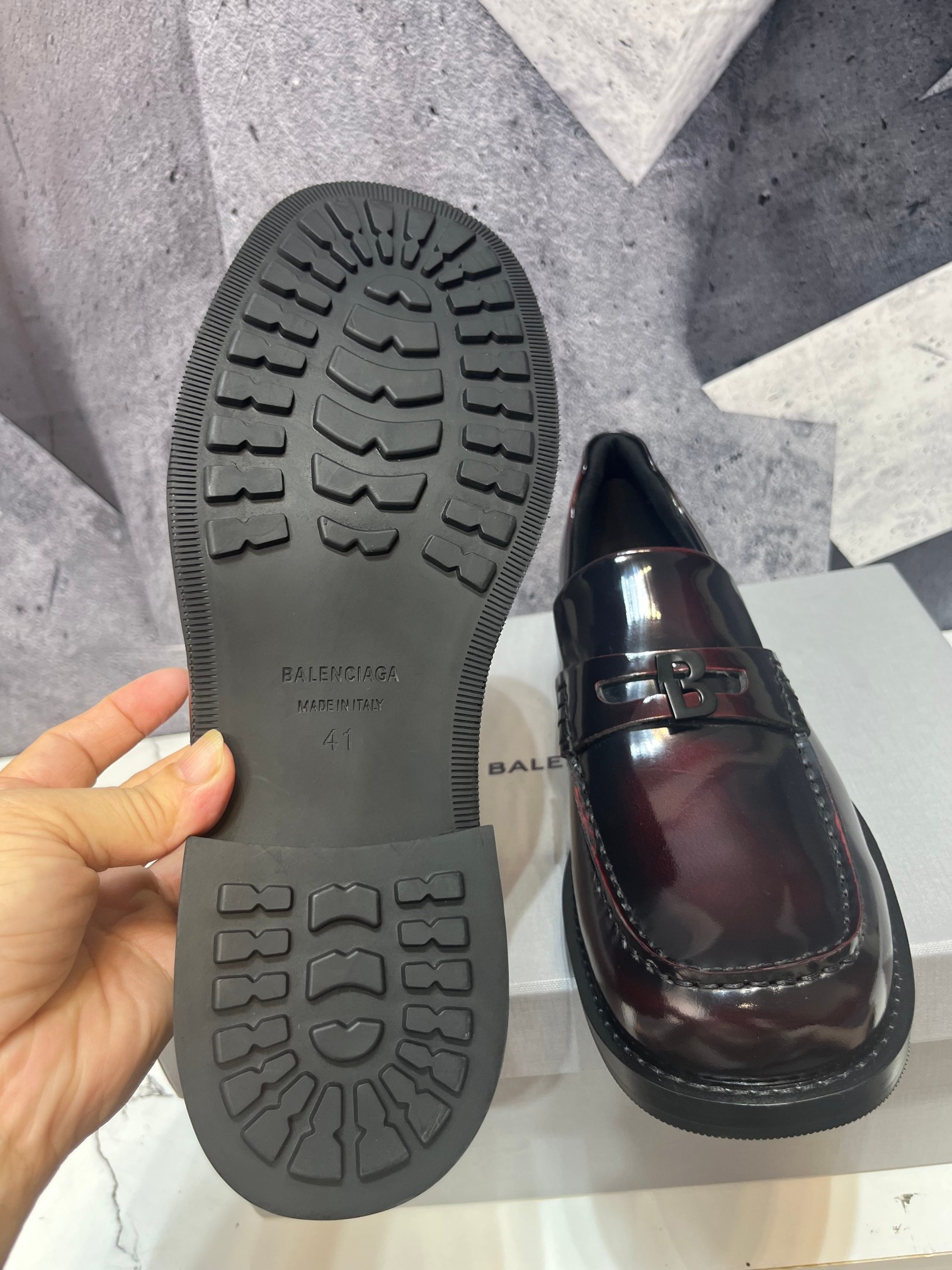 Cheap Balenciaga Leather Shoes in 229767, $165 USD- [IB229767] - Replica Balenciaga Leather Shoes