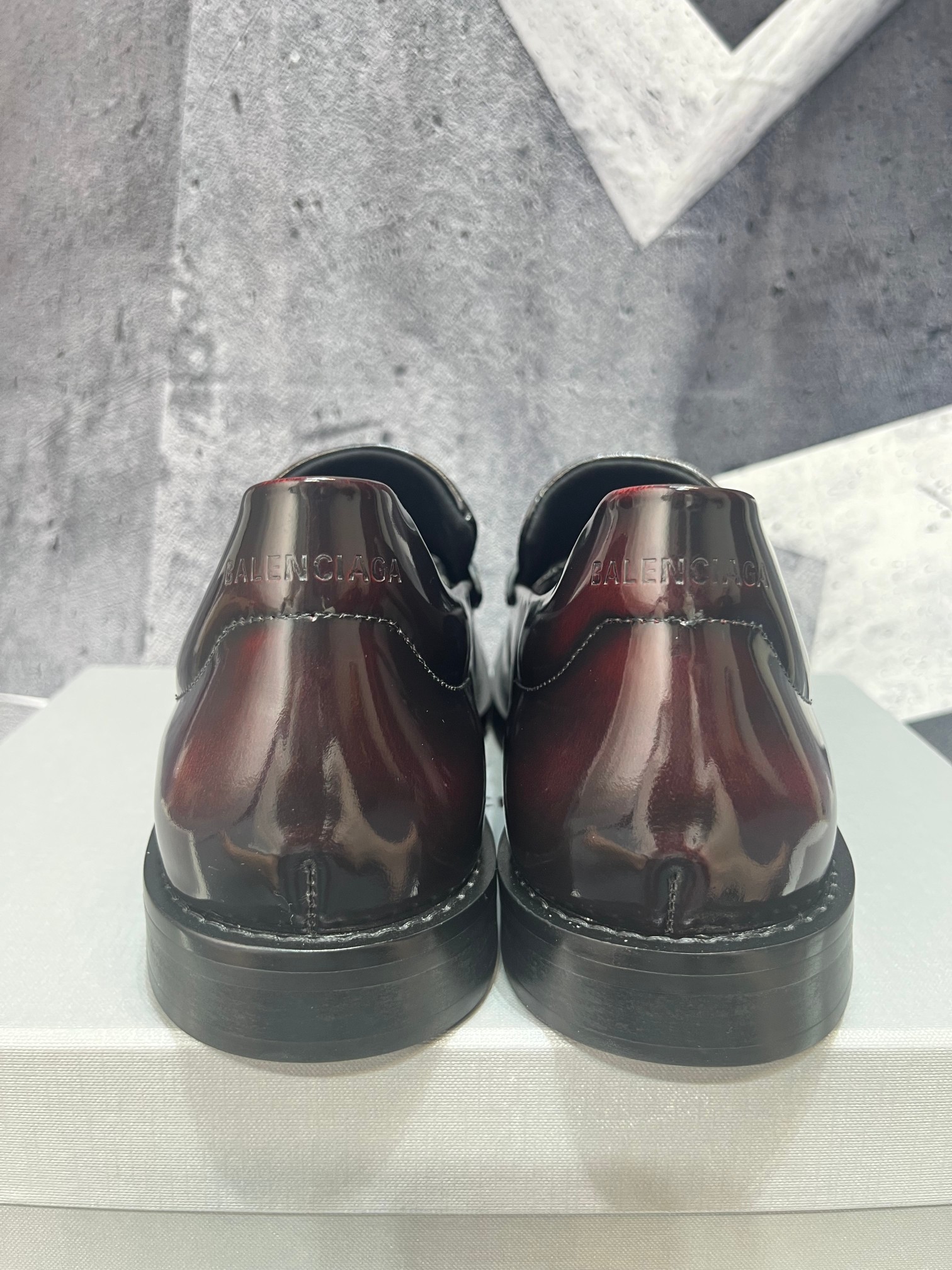 Cheap Balenciaga Leather Shoes in 229767, $165 USD- [IB229767] - Replica Balenciaga Leather Shoes