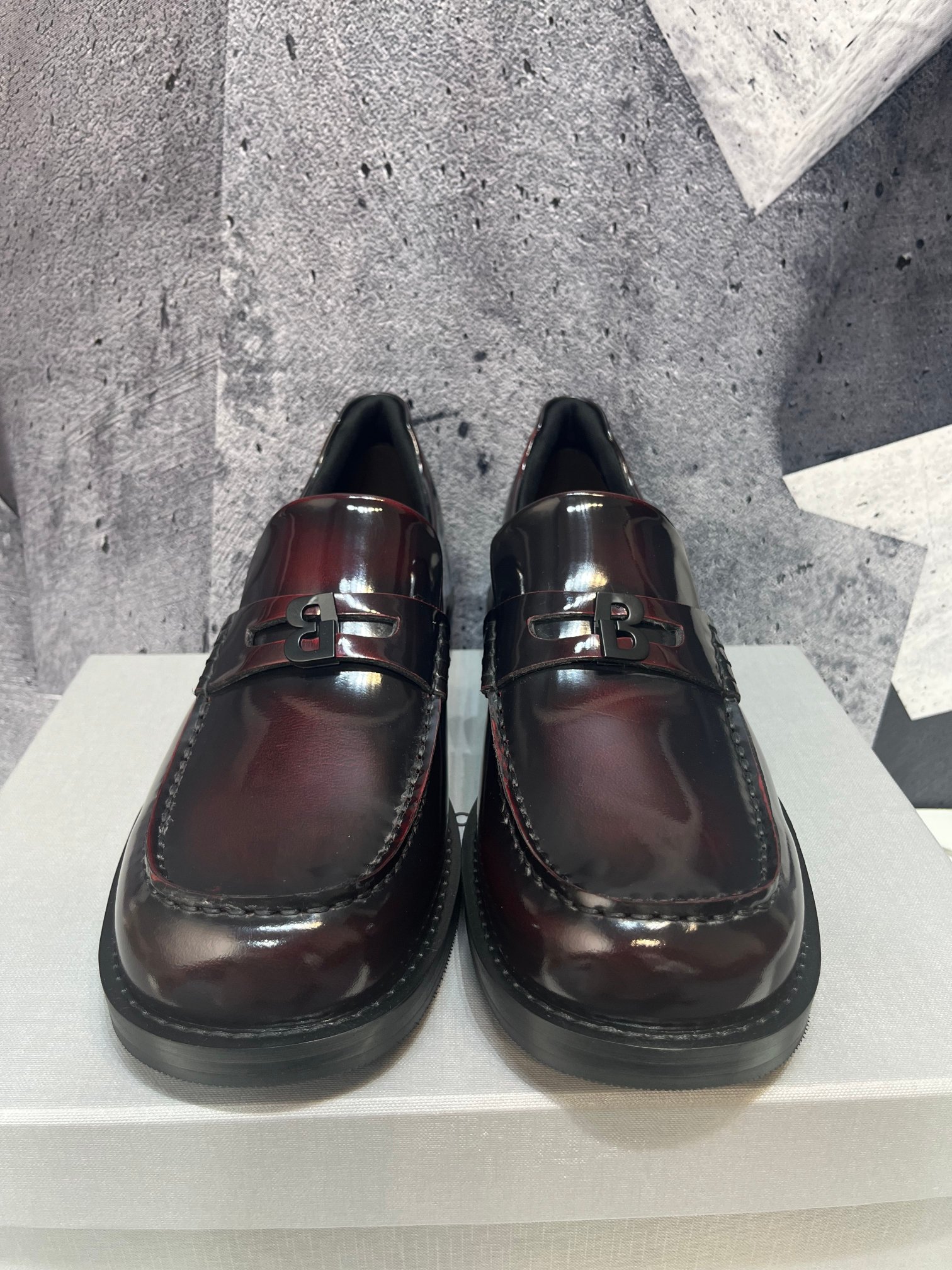 Cheap Balenciaga Leather Shoes in 229767, $165 USD- [IB229767] - Replica Balenciaga Leather Shoes