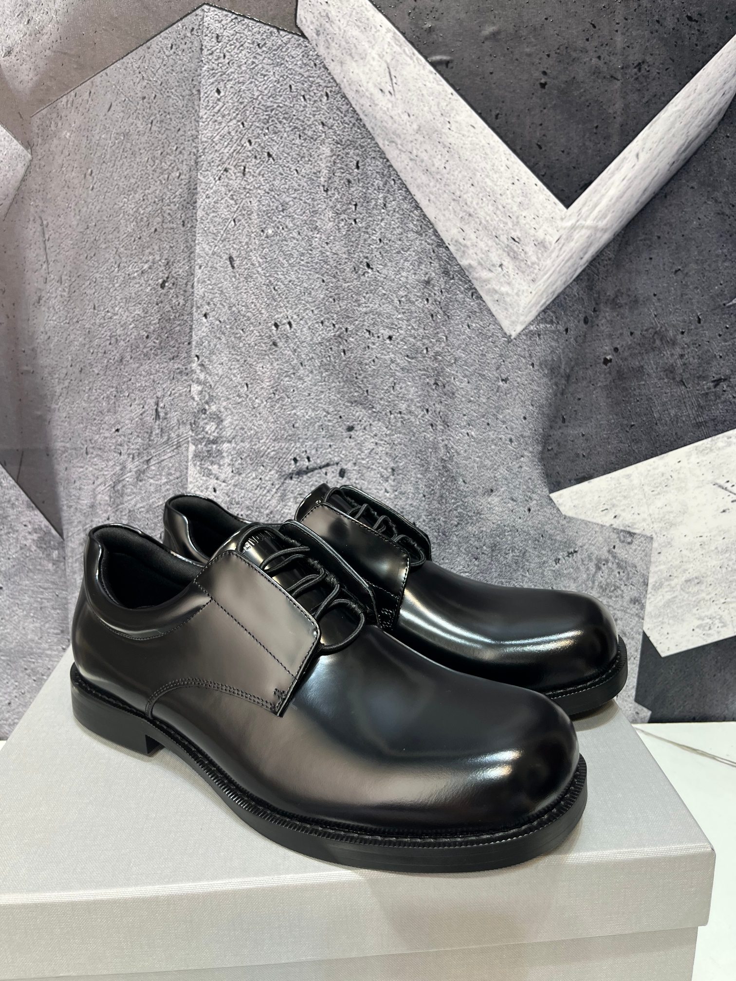 Cheap Balenciaga Leather Shoes in 229768, $165 USD- [IB229768] - Replica Balenciaga Leather Shoes