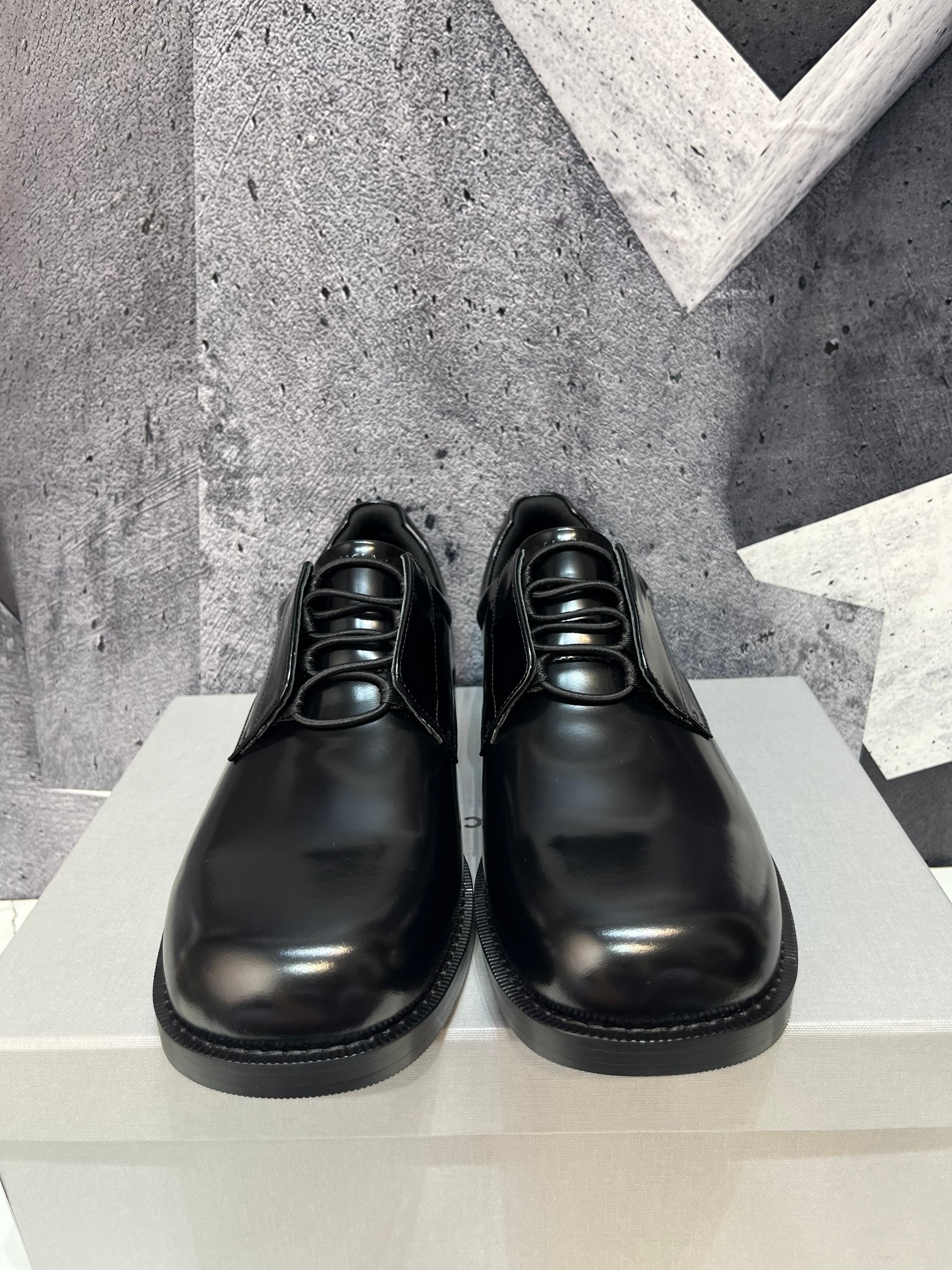 Cheap Balenciaga Leather Shoes in 229768, $165 USD- [IB229768] - Replica Balenciaga Leather Shoes