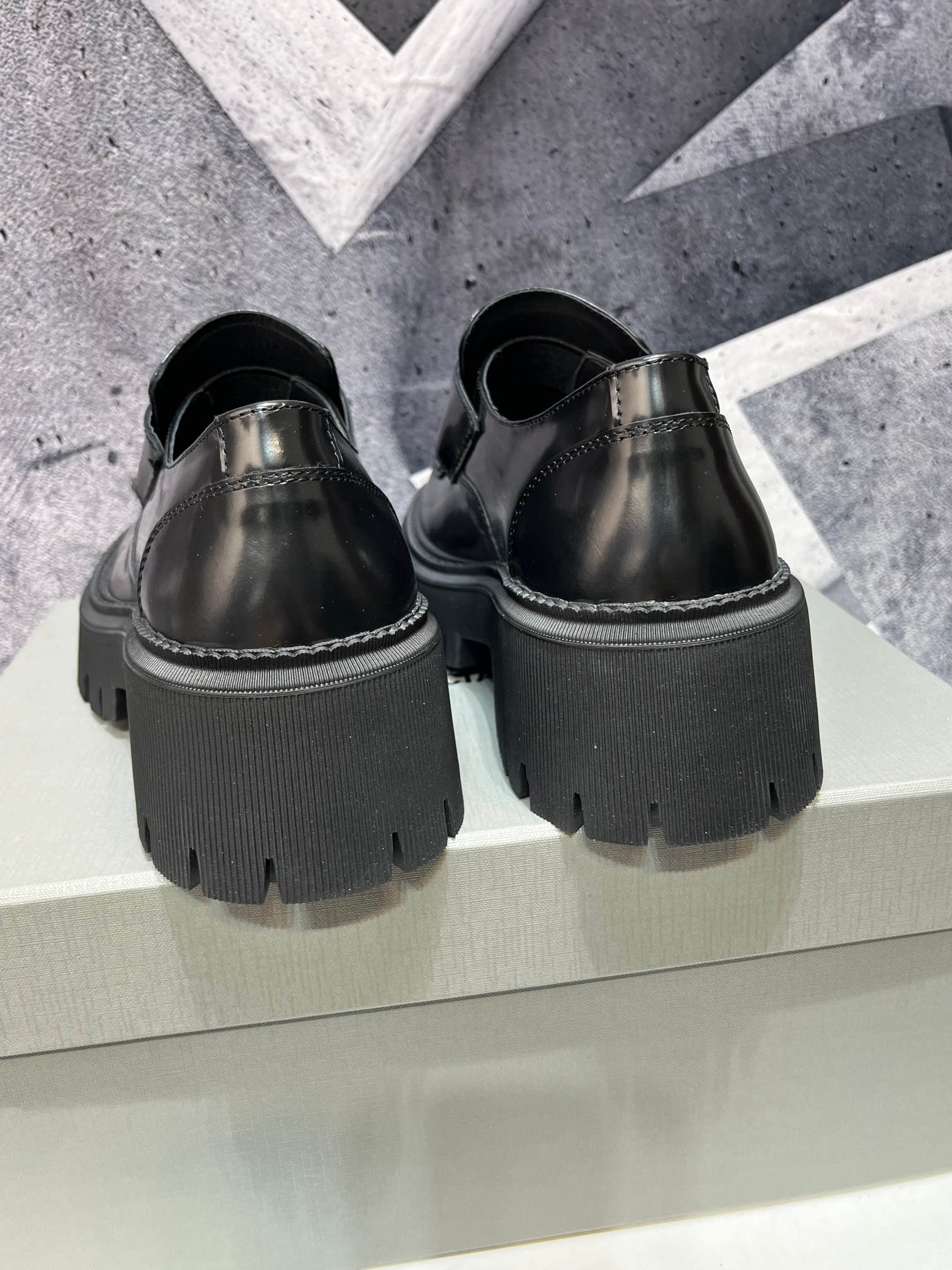 Cheap Balenciaga Leather Shoes in 229774, $160 USD- [IB229774] - Replica Balenciaga Leather Shoes