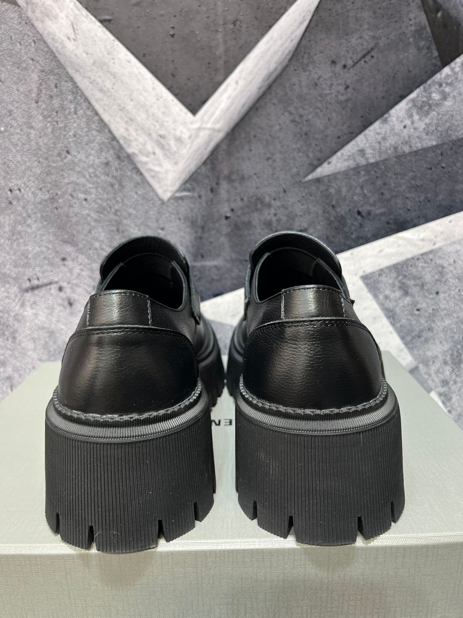 Cheap Balenciaga Leather Shoes in 229775, $160 USD- [IB229775] - Replica Balenciaga Leather Shoes