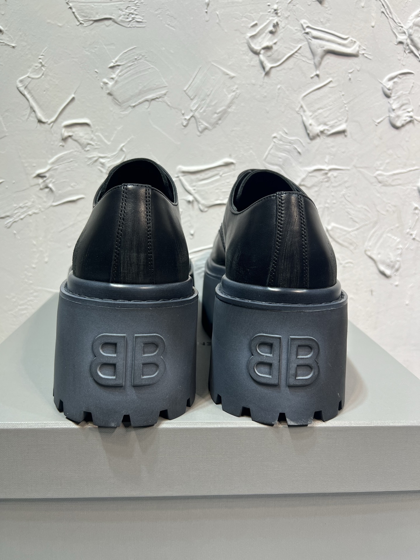 Cheap Balenciaga Leather Shoes in 229777, $195 USD- [IB229777] - Replica Balenciaga Leather Shoes