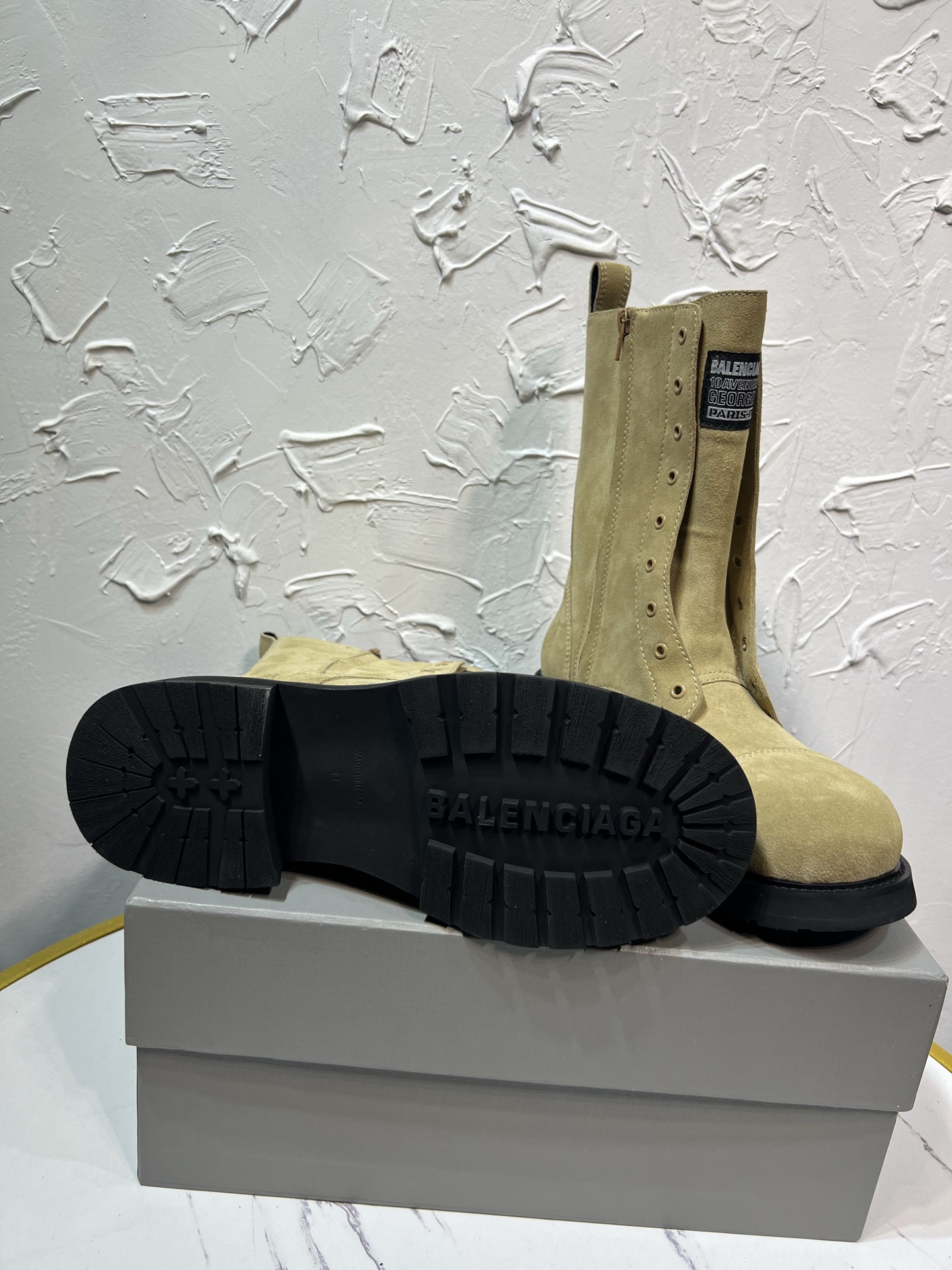Cheap Balenciaga Boots For Men in 229779, $175 USD- [IB229779] - Replica Balenciaga Boots For Men