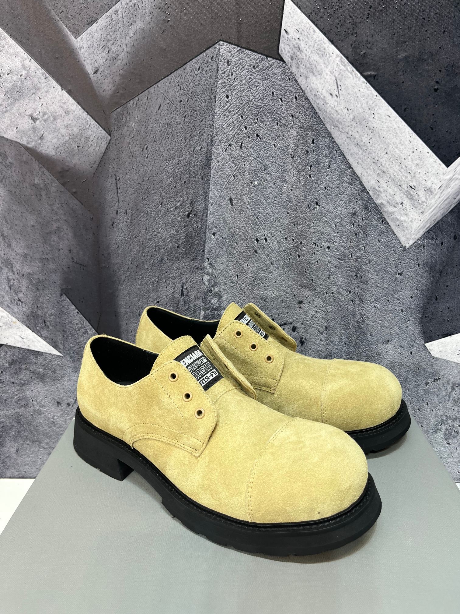 Cheap Balenciaga Leather Shoes in 229780, $165 USD- [IB229780] - Replica Balenciaga Leather Shoes
