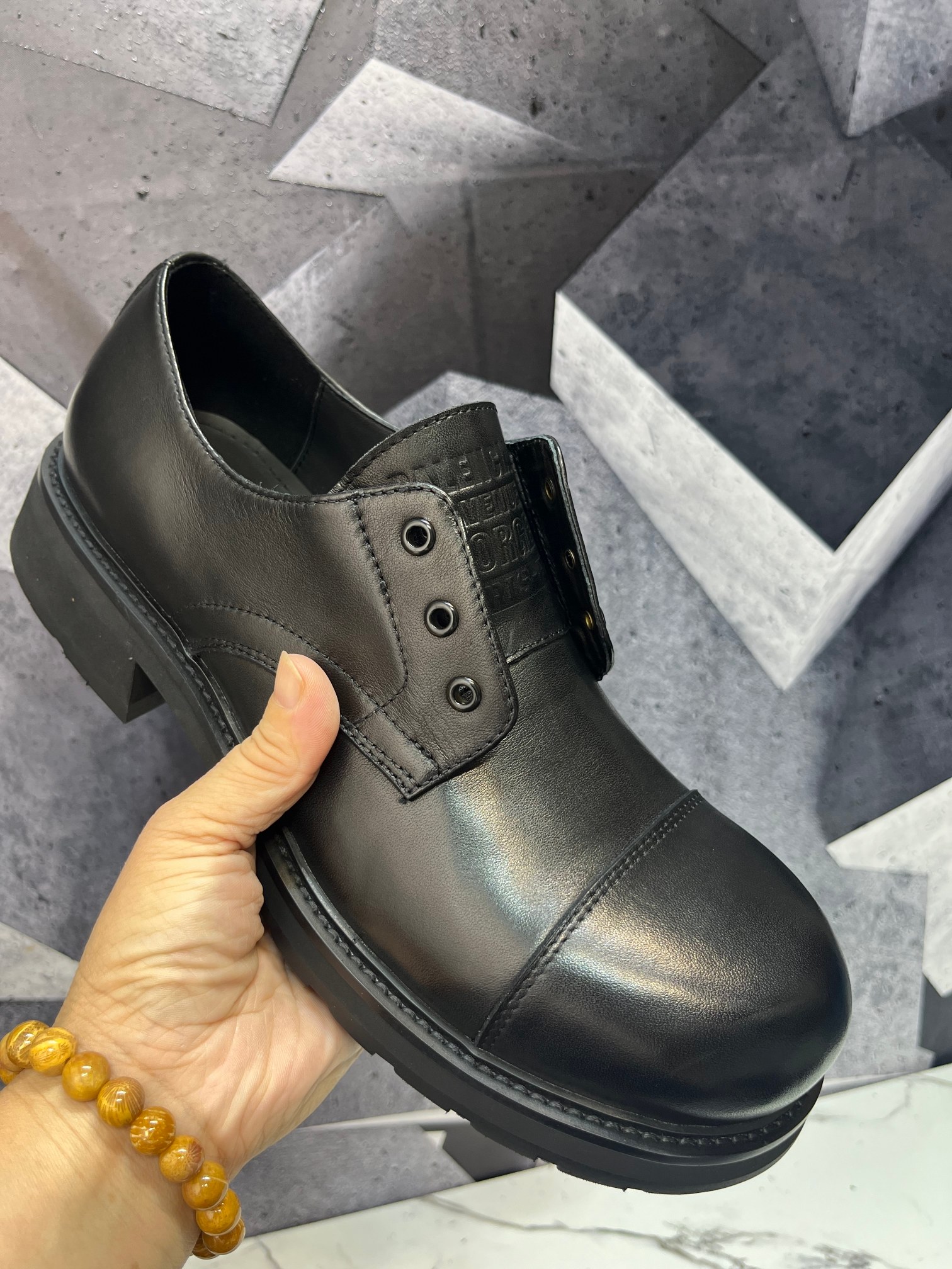 Cheap Balenciaga Leather Shoes in 229782, $165 USD- [IB229782] - Replica Balenciaga Leather Shoes