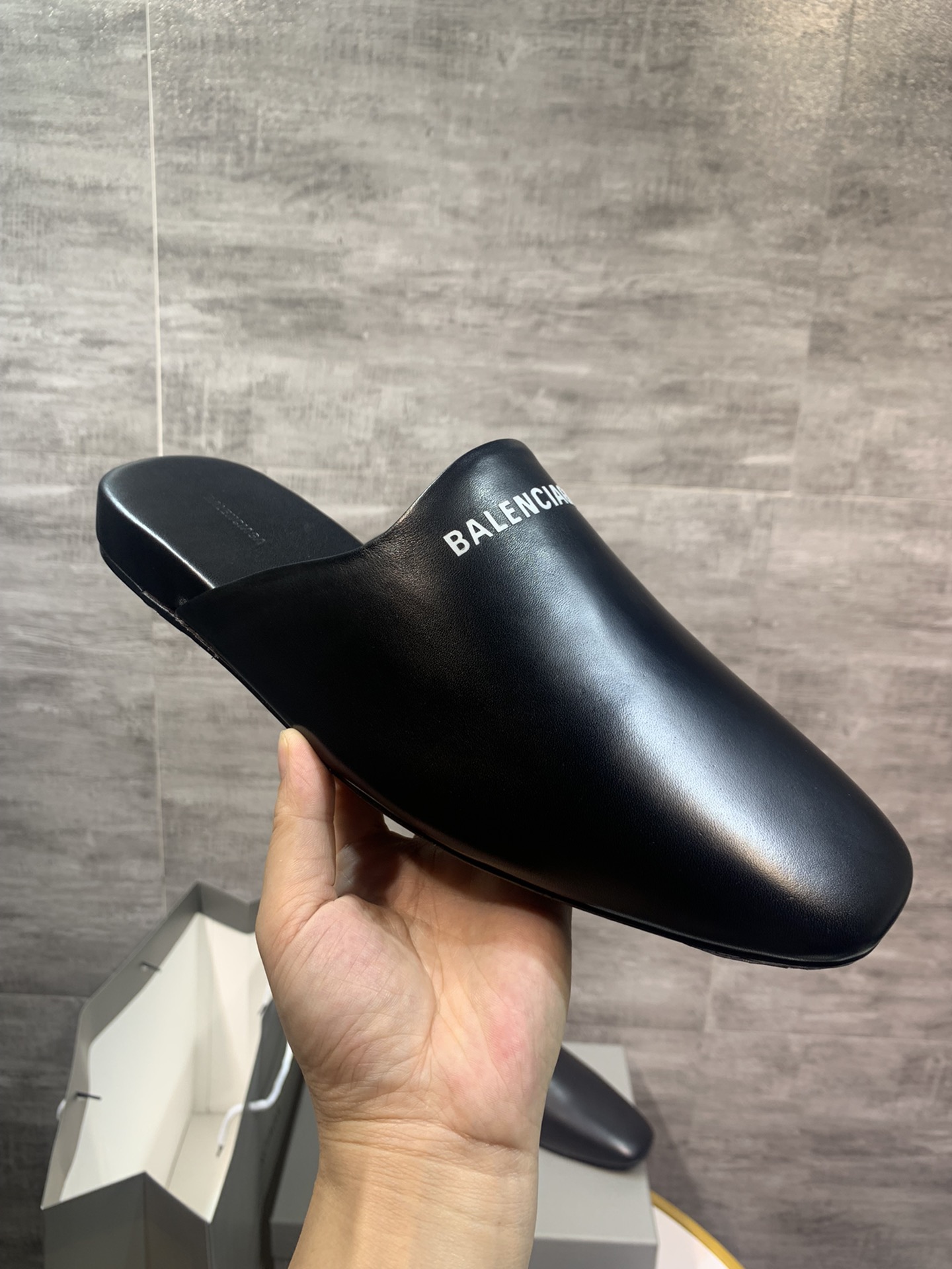 Cheap Balenciaga Leather Shoes in 229784, $155 USD- [IB229784] - Replica Balenciaga Leather Shoes