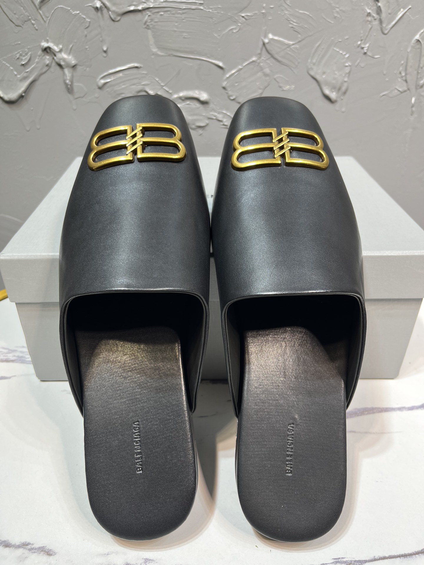 Cheap Balenciaga Leather Shoes in 229787, $155 USD- [IB229787] - Replica Balenciaga Leather Shoes