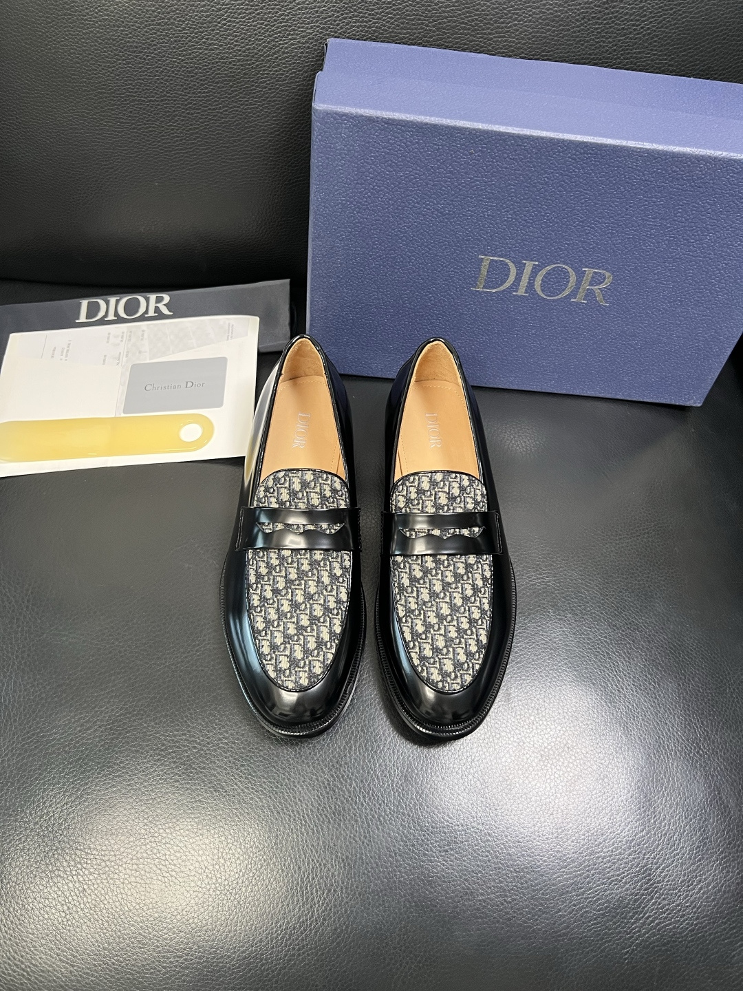 Cheap Dior Leather Shoes in 229788, $195 USD- [IB229788] - Replica Dior Leather Shoes