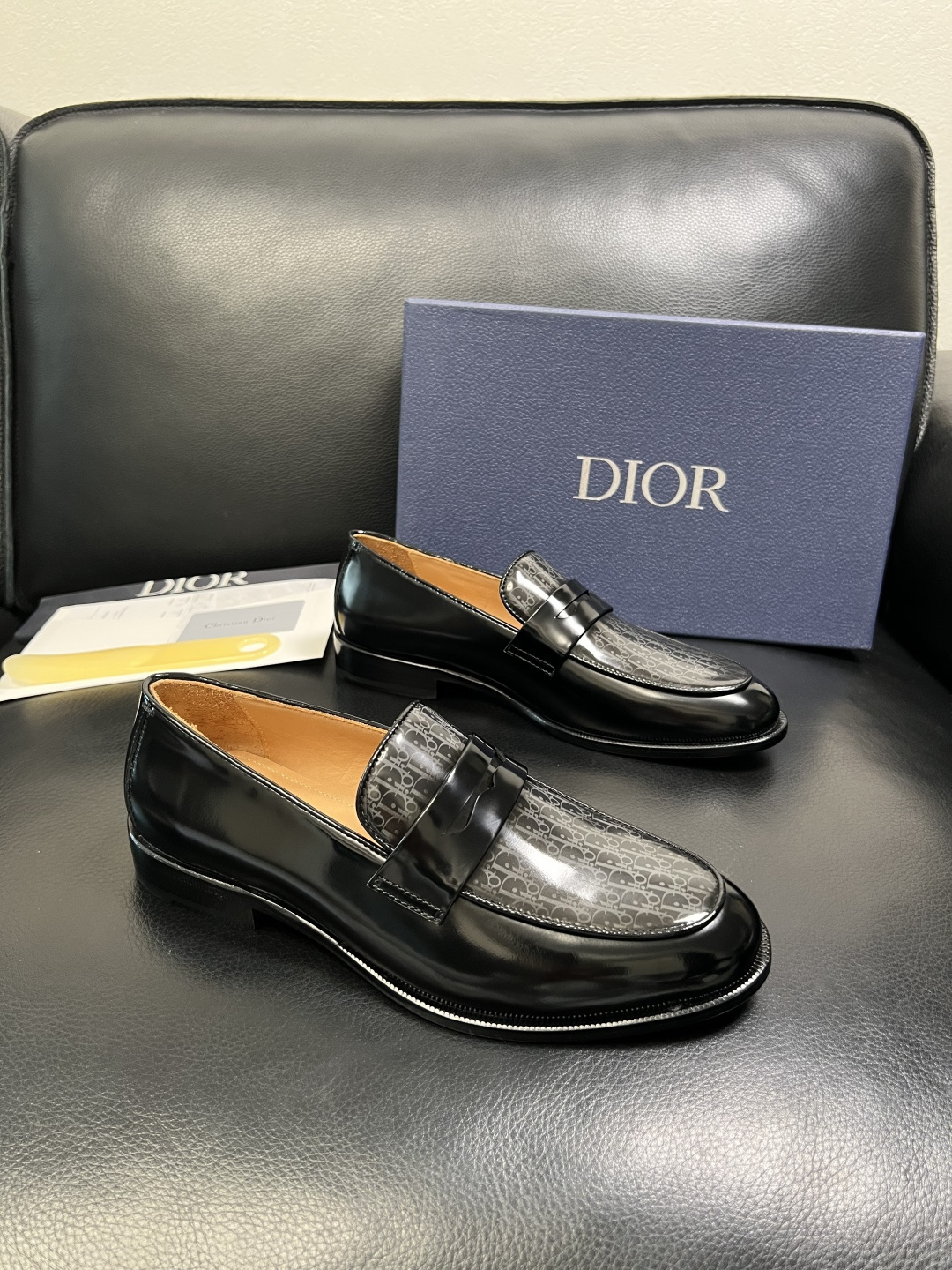 Cheap Dior Leather Shoes in 229789, $195 USD- [IB229789] - Replica Dior Leather Shoes