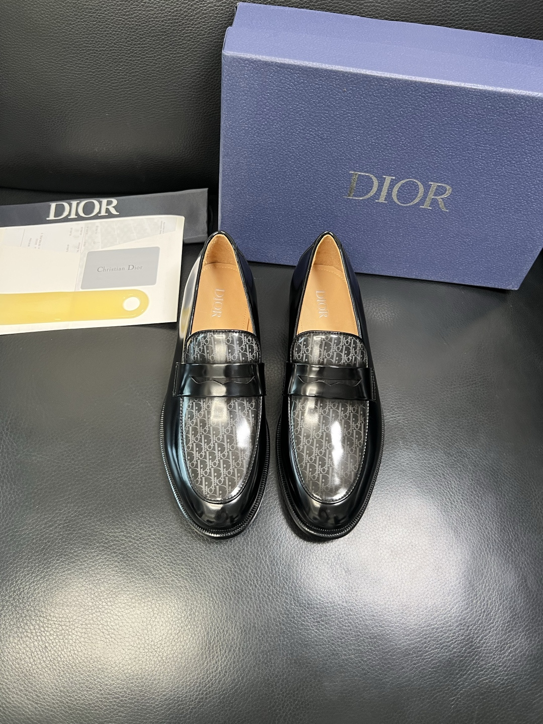 Cheap Dior Leather Shoes in 229789, $195 USD- [IB229789] - Replica Dior Leather Shoes