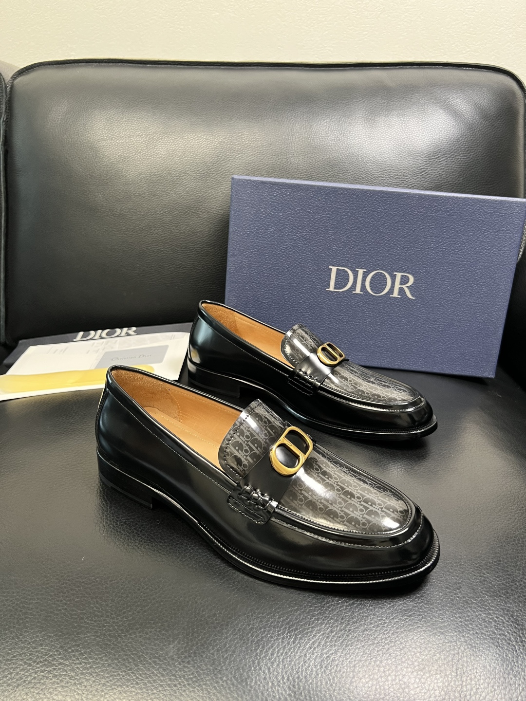 Cheap Dior Leather Shoes in 229790, $195 USD- [IB229790] - Replica Dior Leather Shoes