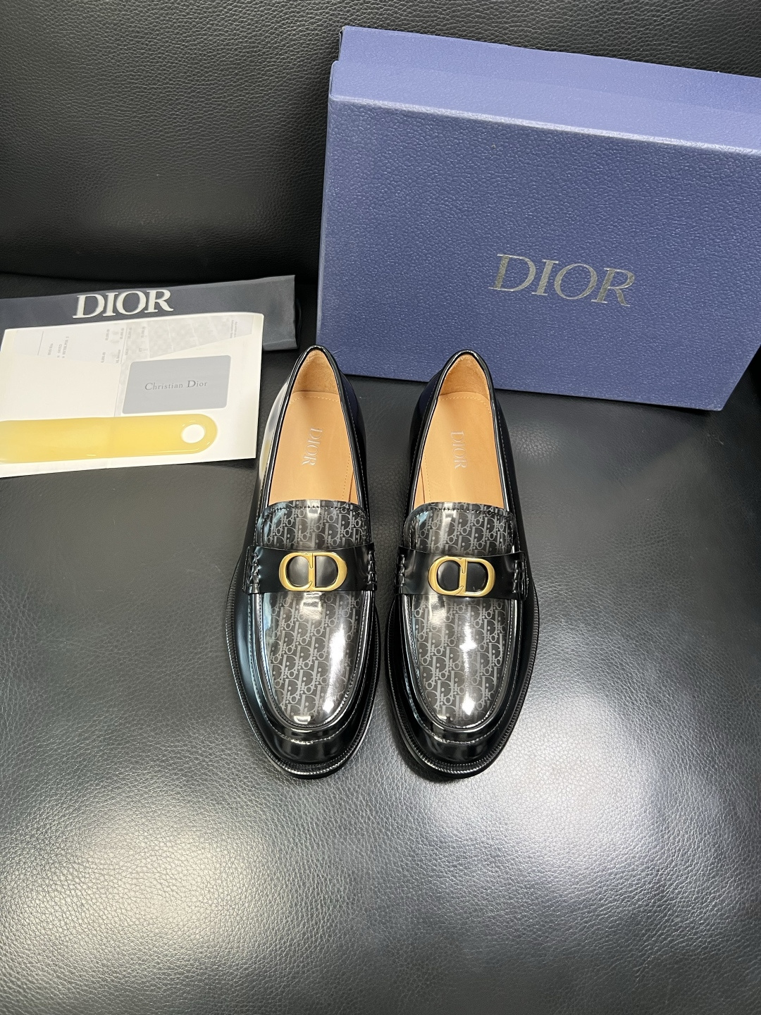 Cheap Dior Leather Shoes in 229790, $195 USD- [IB229790] - Replica Dior Leather Shoes