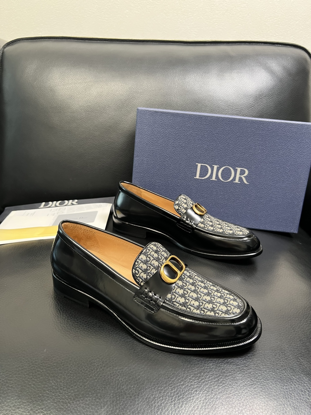Cheap Dior Leather Shoes in 229791, $195 USD- [IB229791] - Replica Dior Leather Shoes