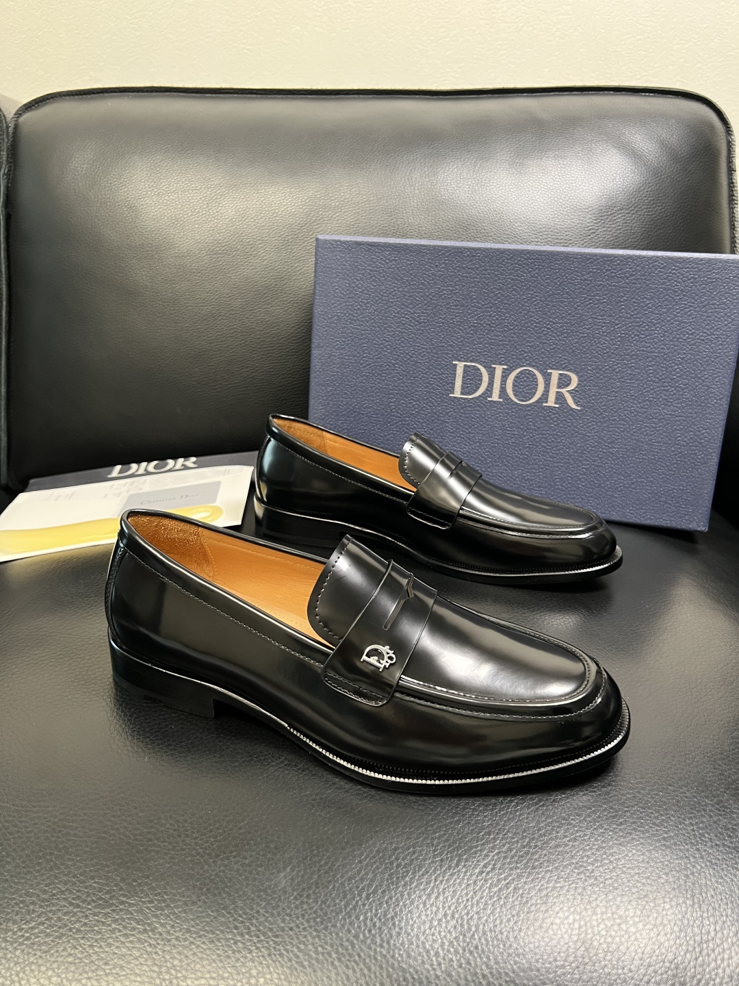 Cheap Dior Leather Shoes in 229796, $195 USD- [IB229796] - Replica Dior Leather Shoes