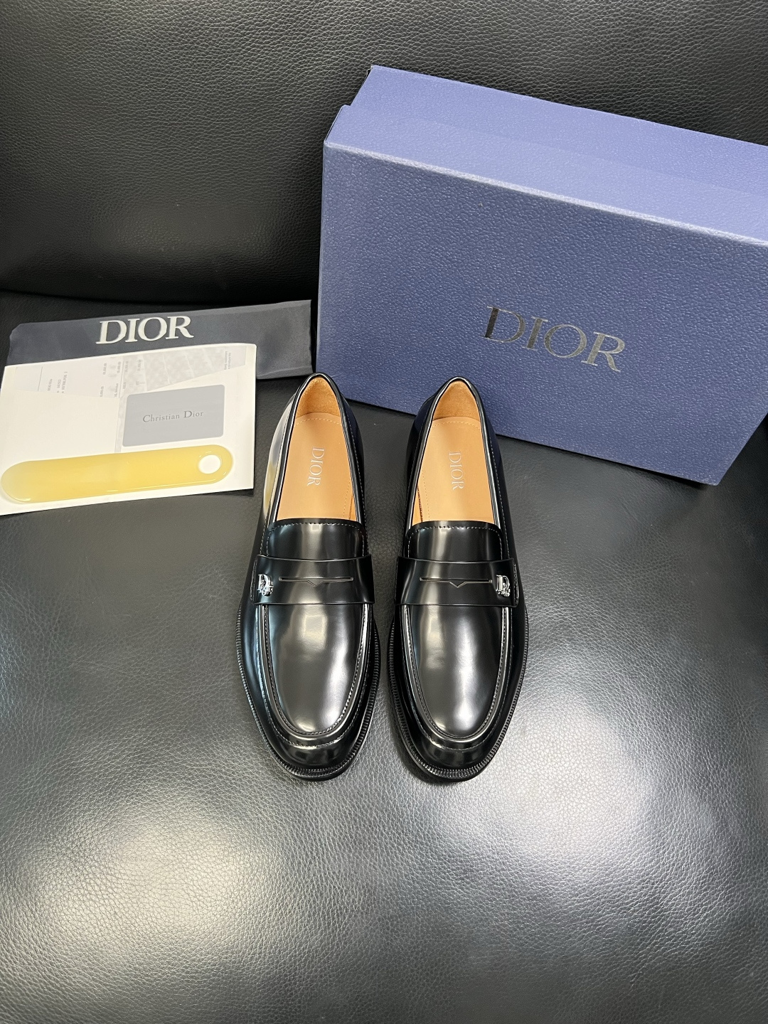 Cheap Dior Leather Shoes in 229796, $195 USD- [IB229796] - Replica Dior Leather Shoes