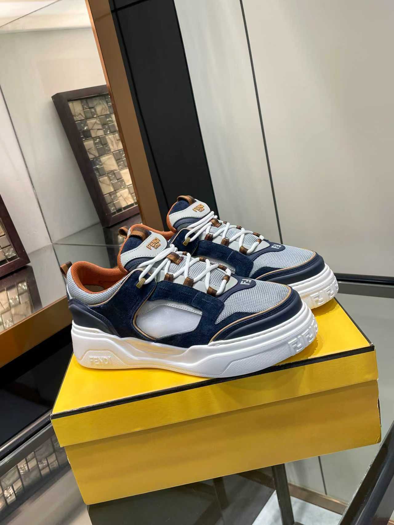 Cheap Fendi Sneakers For Men in 229803, $130 USD- [IB229803] - Replica Fendi Sneakers For Men