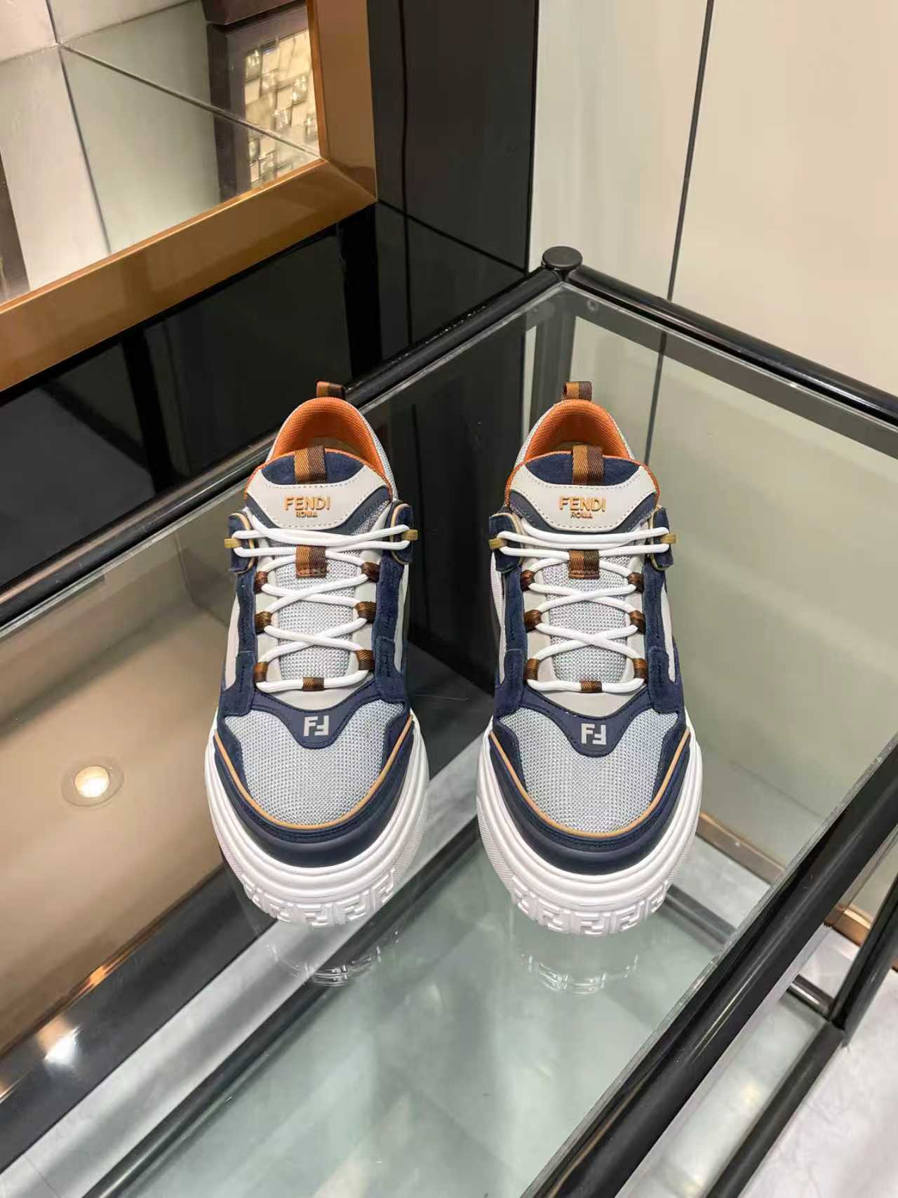 Cheap Fendi Sneakers For Men in 229803, $130 USD- [IB229803] - Replica Fendi Sneakers For Men