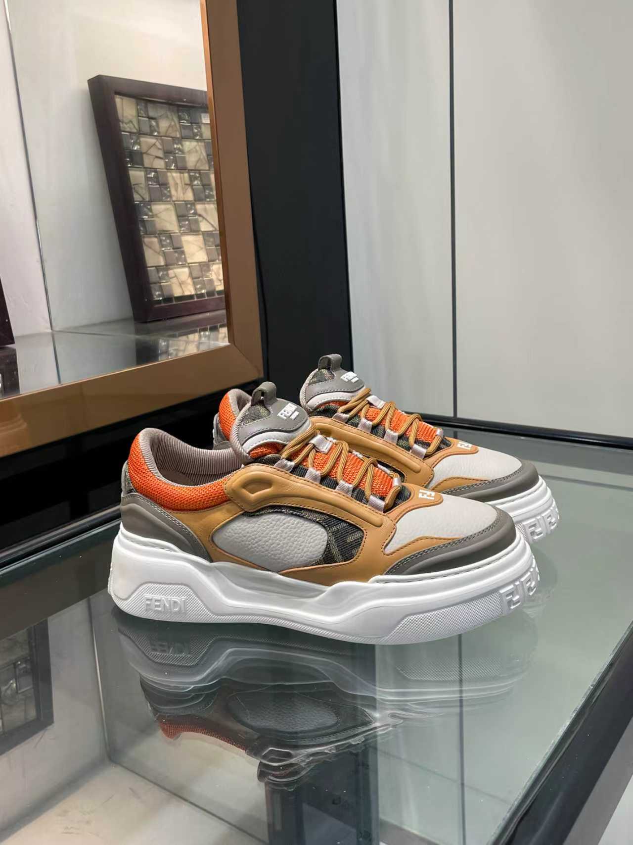 Cheap Fendi Sneakers For Men in 229805, $130 USD- [IB229805] - Replica Fendi Sneakers For Men