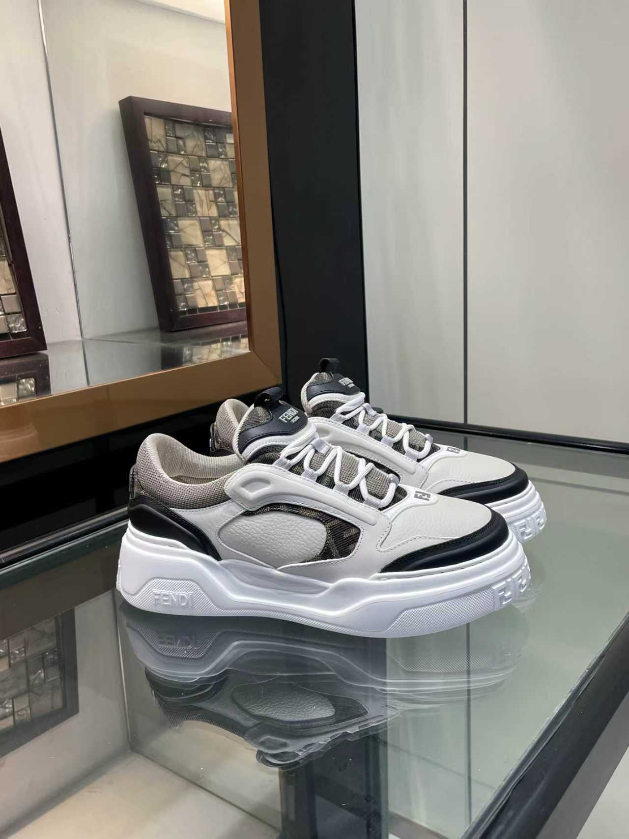 Cheap Fendi Sneakers For Men in 229806, $130 USD- [IB229806] - Replica Fendi Sneakers For Men