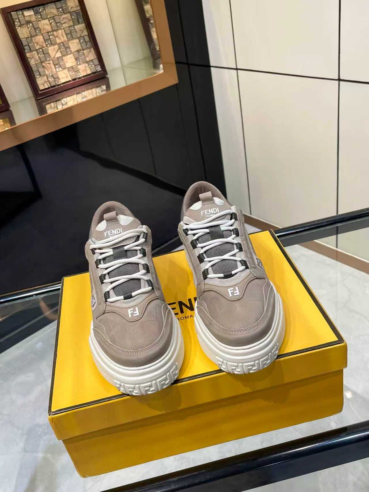 Cheap Fendi Sneakers For Men in 229811, $130 USD- [IB229811] - Replica Fendi Sneakers For Men